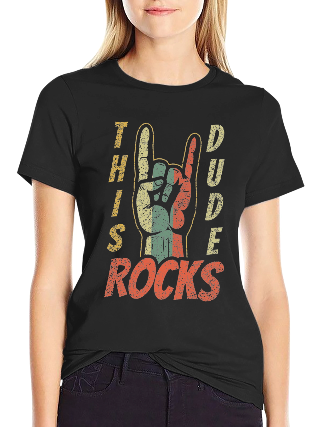 This Dude Rocks Graphic Tee
