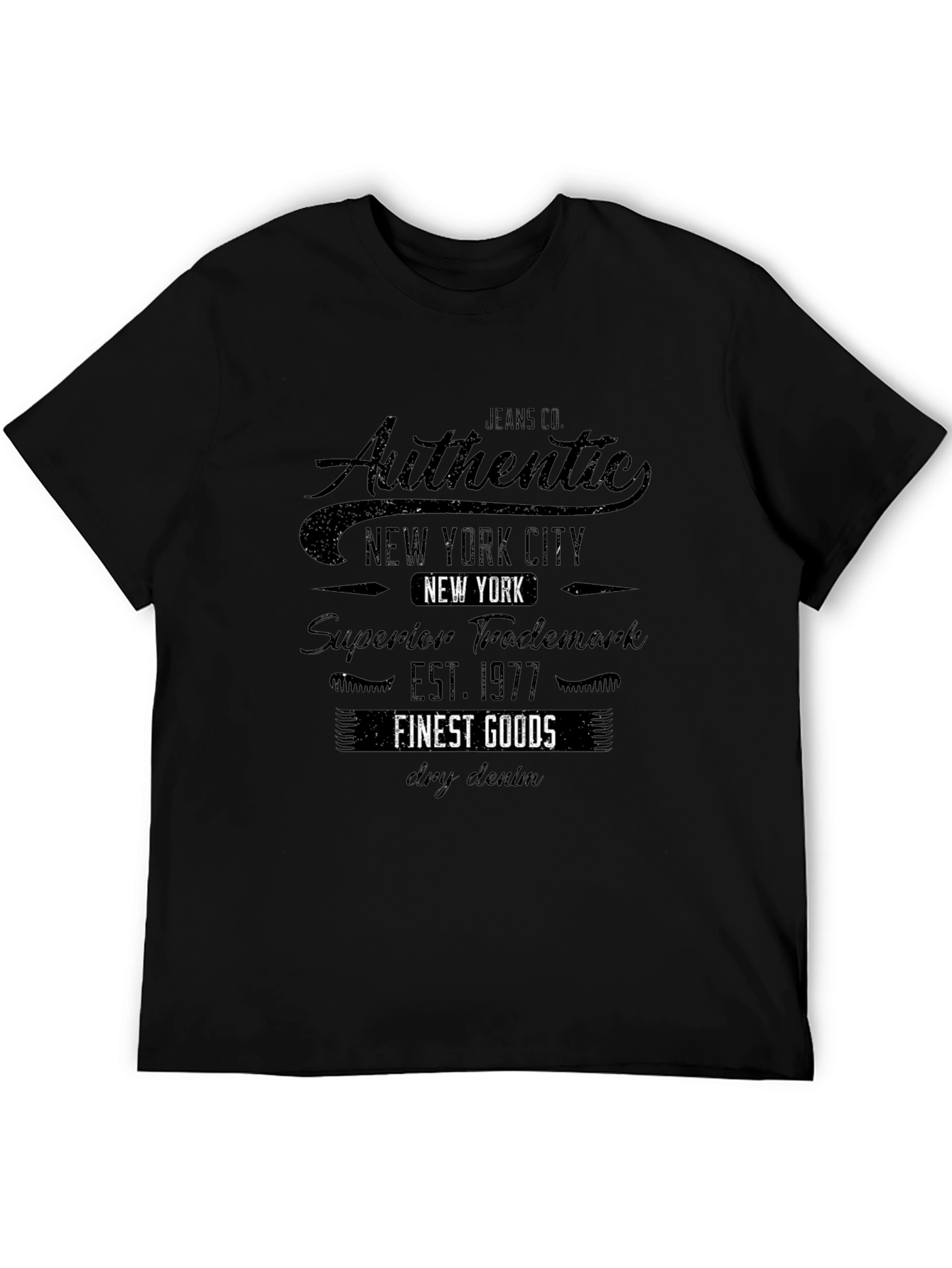 Authentic New York City Mens Graphic T-Shirt