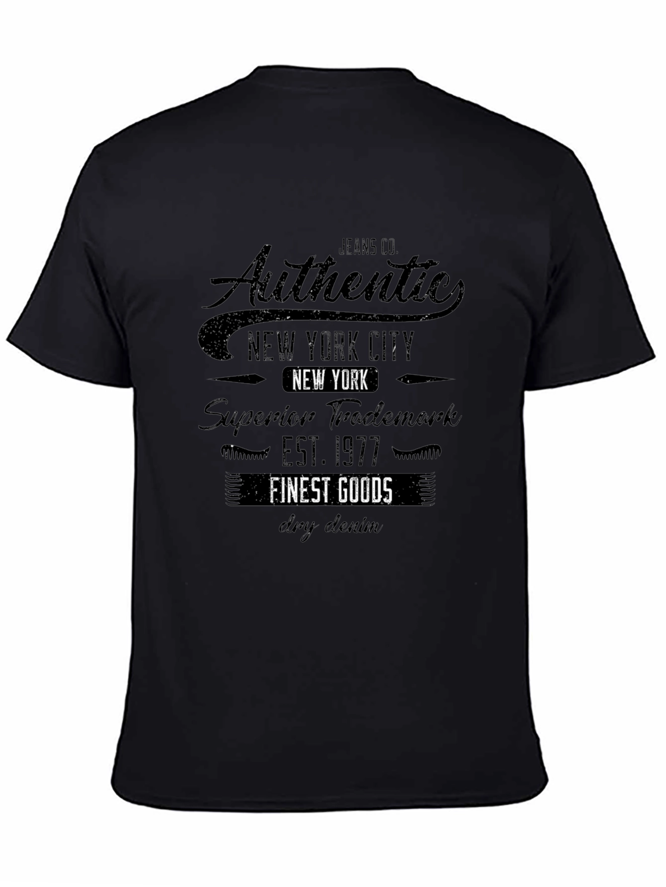 Authentic New York City Mens Graphic T-Shirt