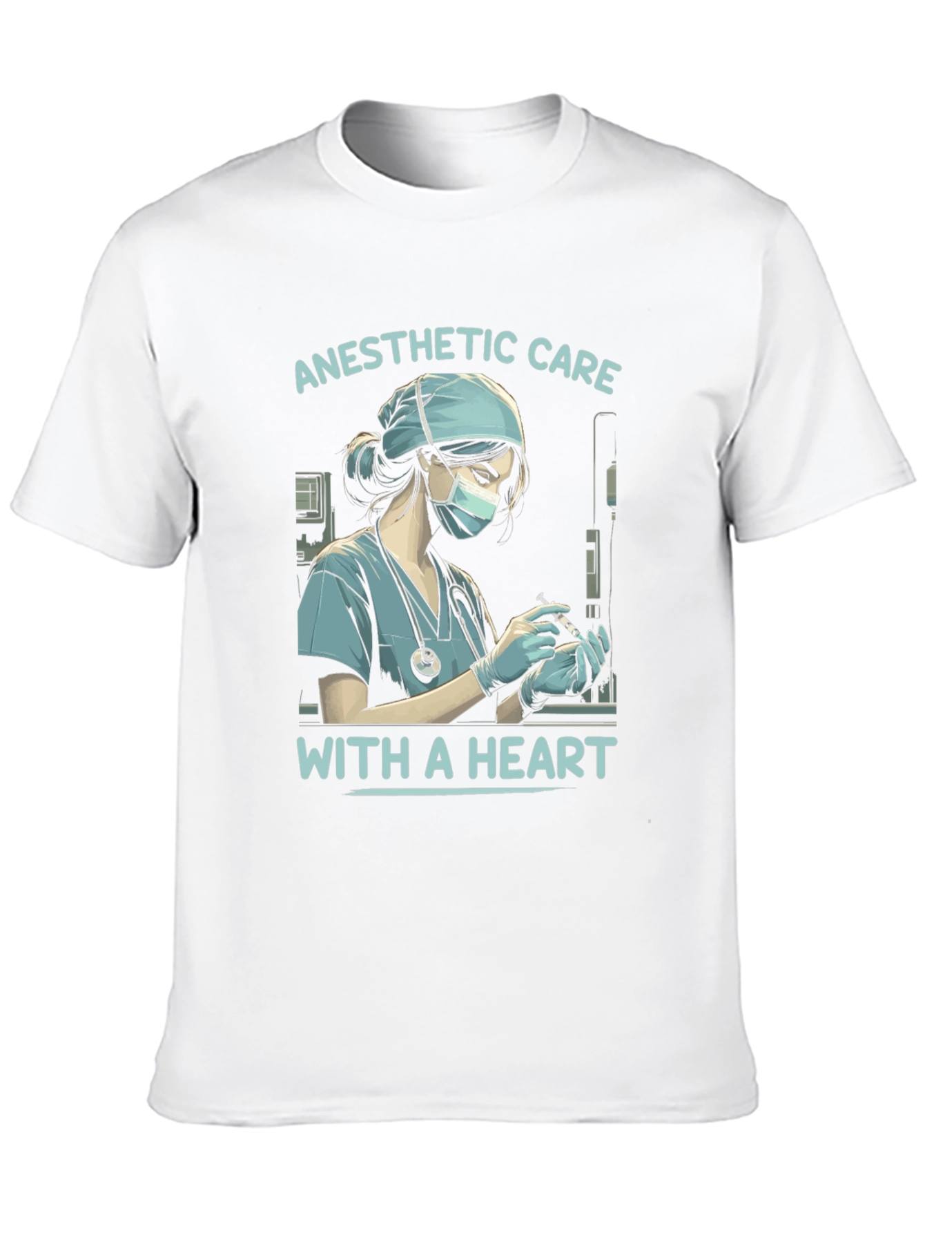 Anesthetic Care with a Heart T-Shirt