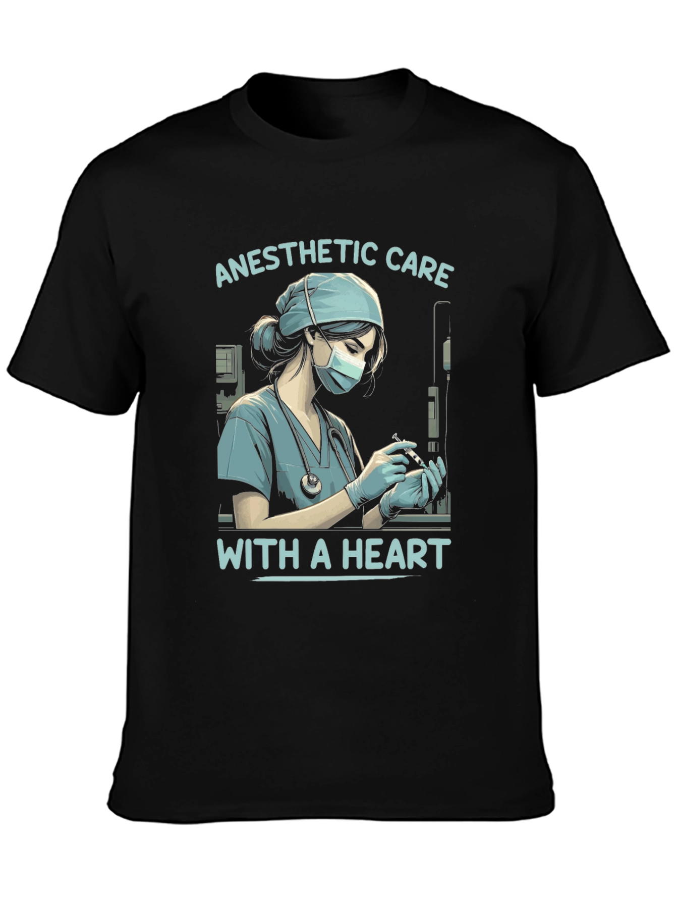 Anesthetic Care with a Heart T-Shirt
