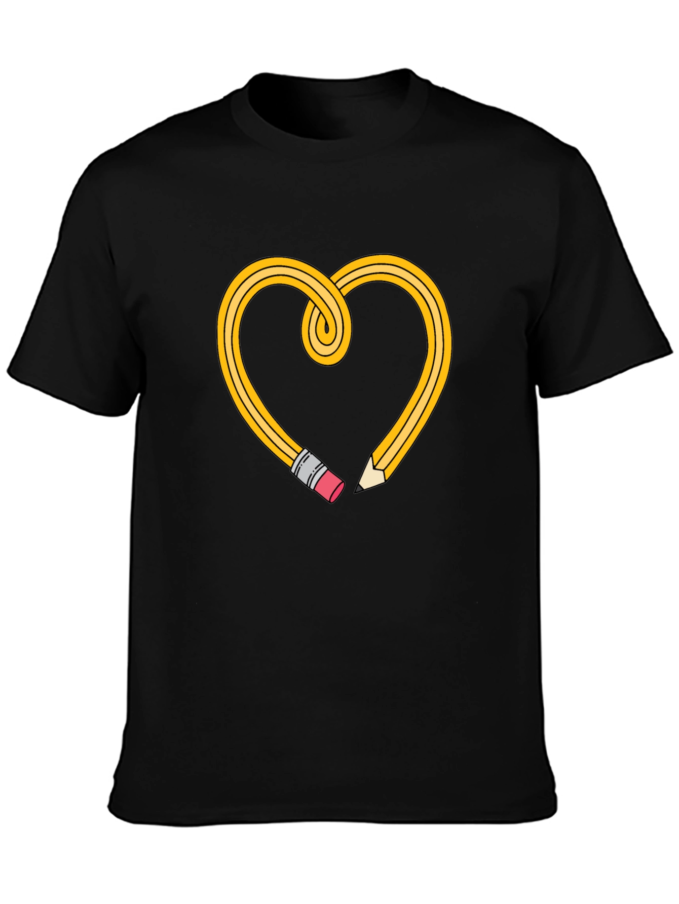 Pencil Heart Tee - Teacher Love Shirt