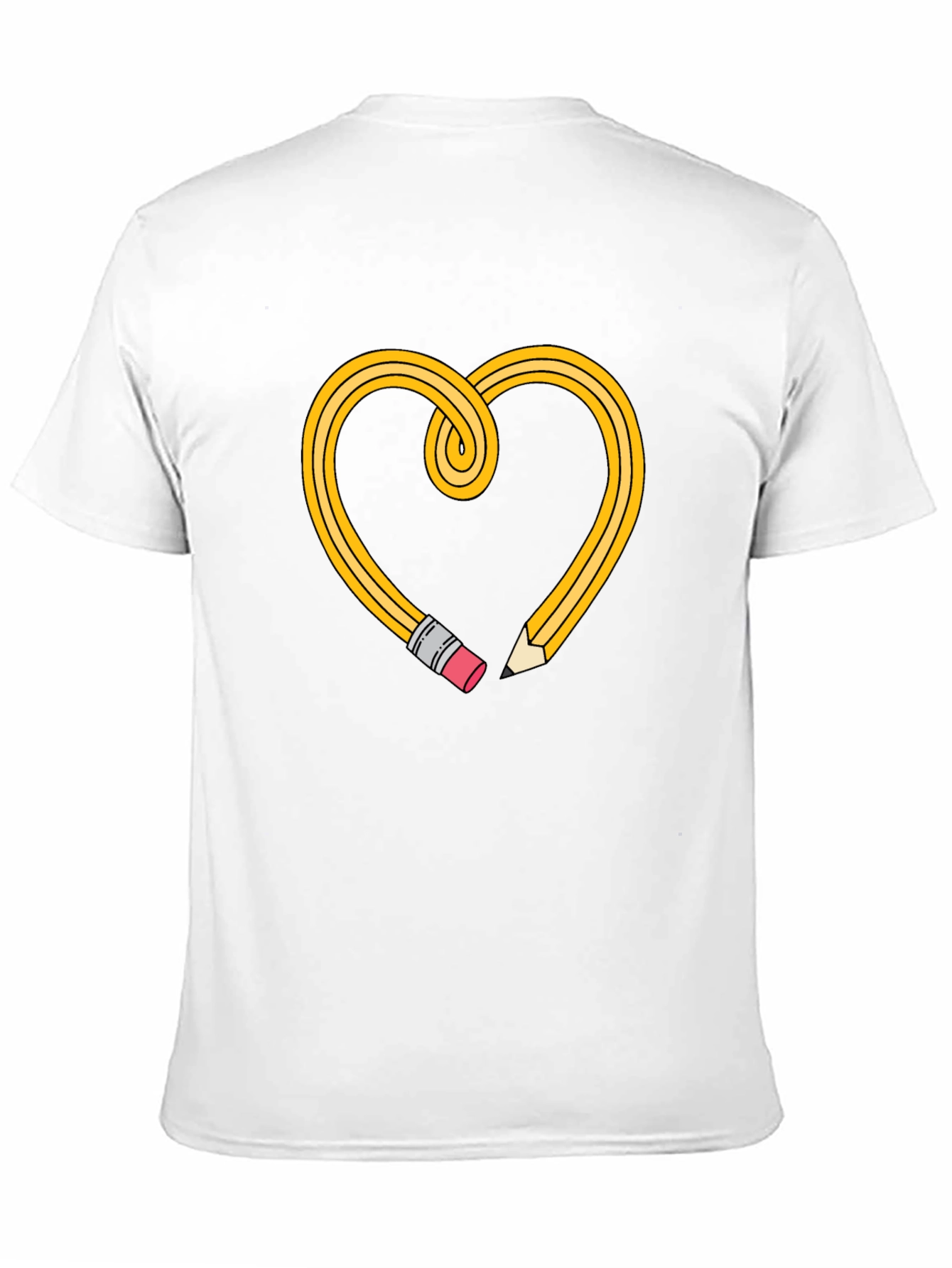Pencil Heart Tee - Teacher Love Shirt