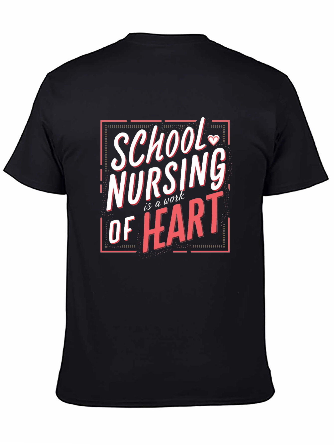 School Nursing Heart T-Shirt
