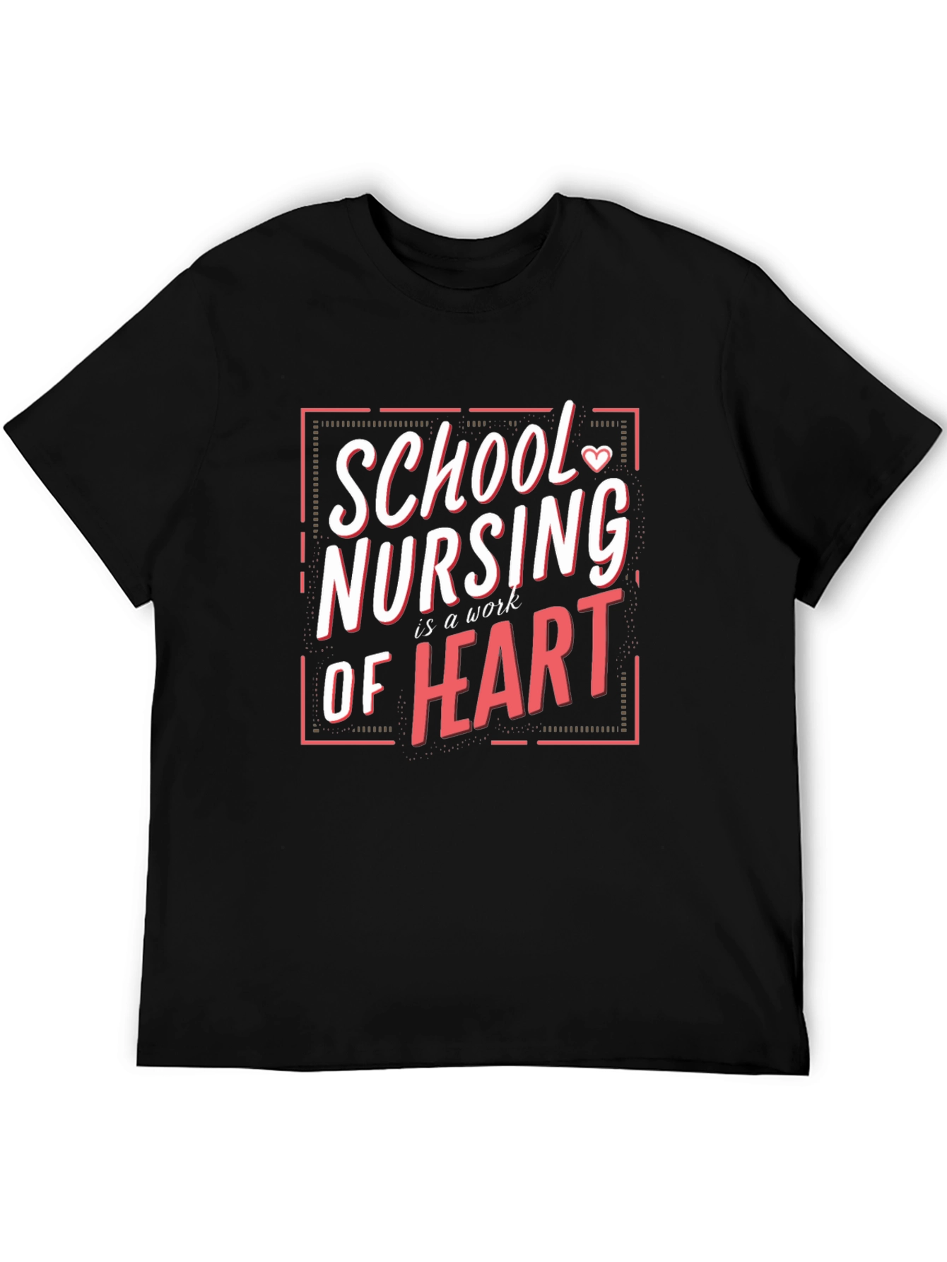 School Nursing Heart T-Shirt