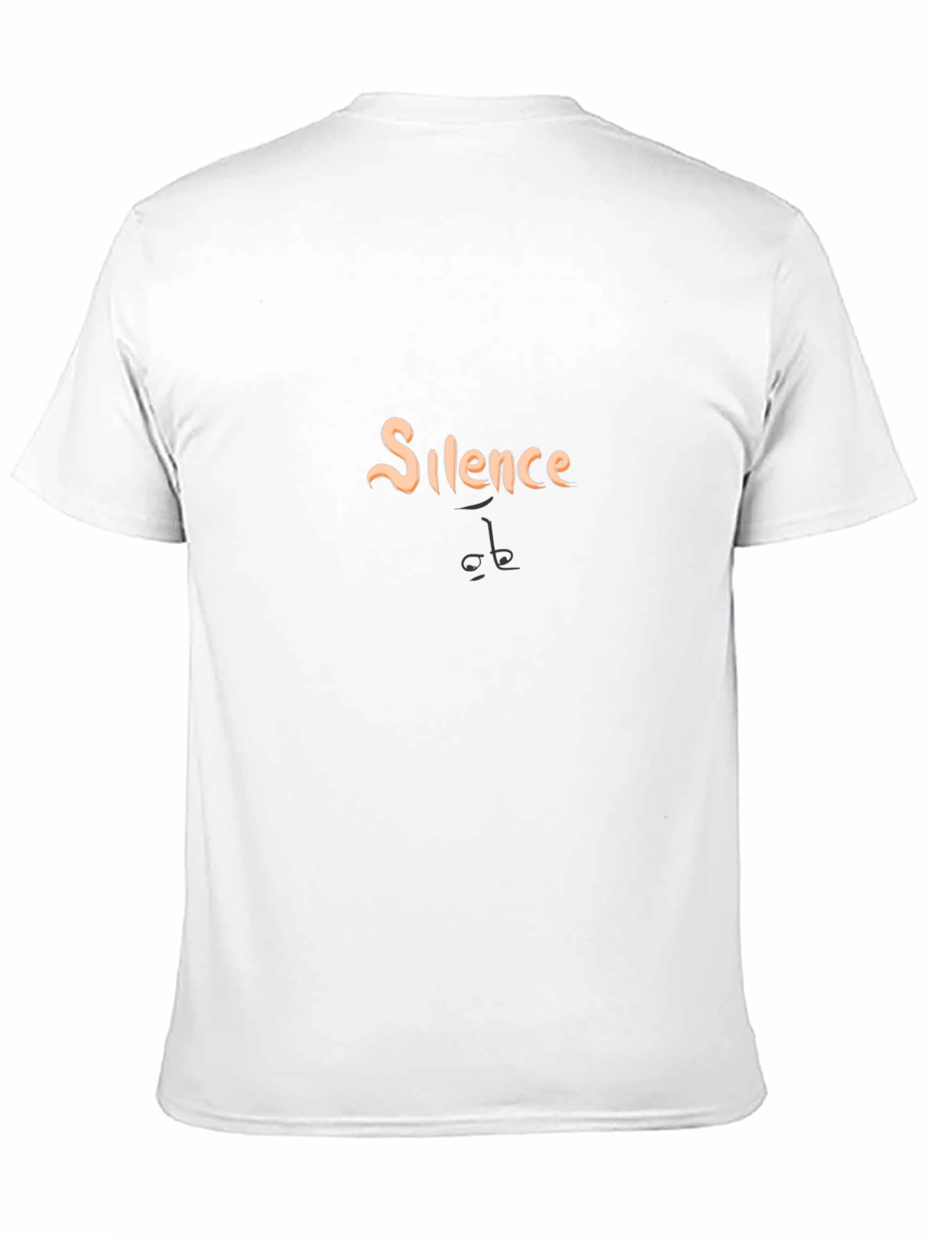Silence Graphic Tee - Soft Cotton Blend