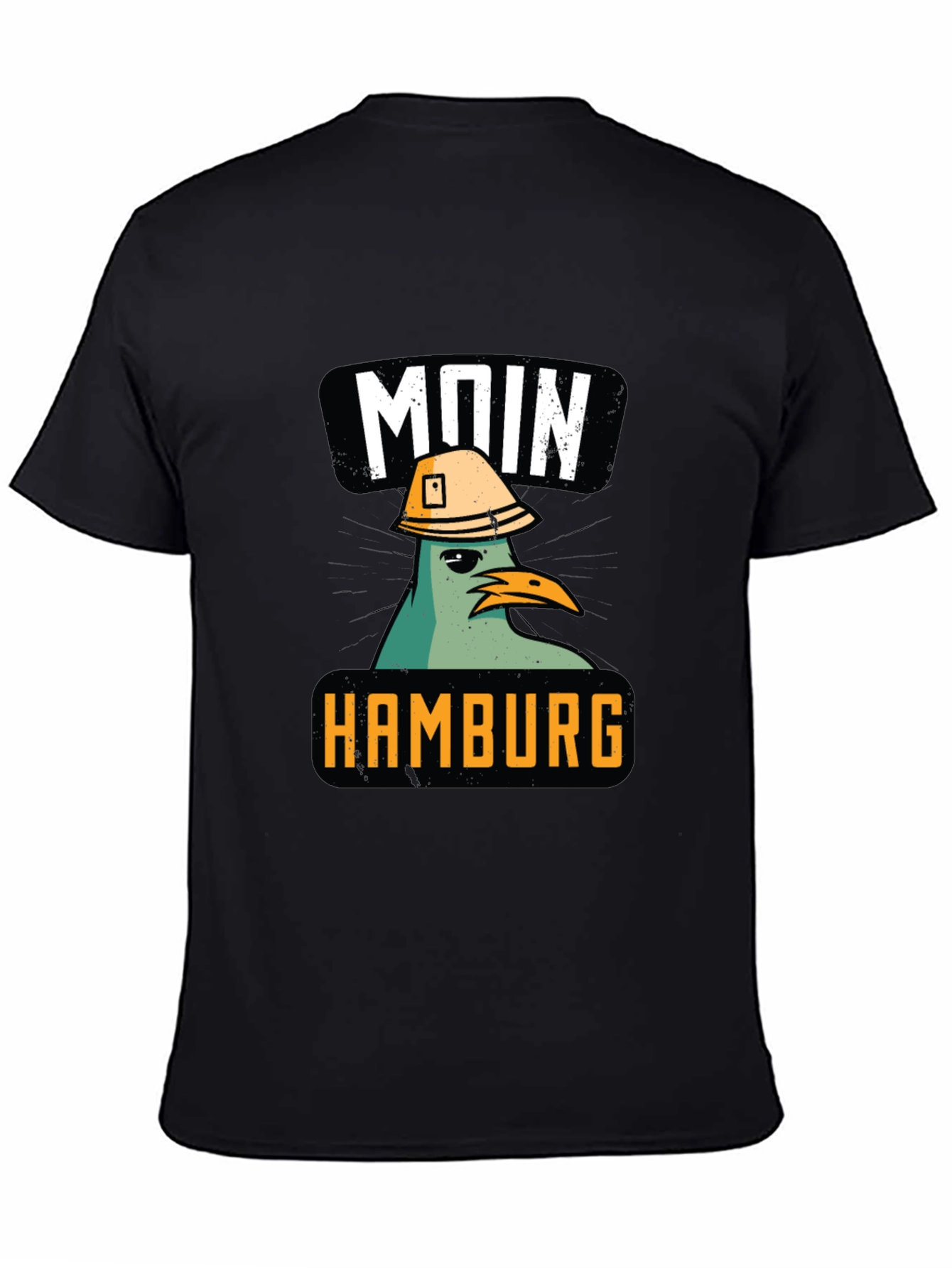 Moin Hamburg Construction Pigeon T-Shirt