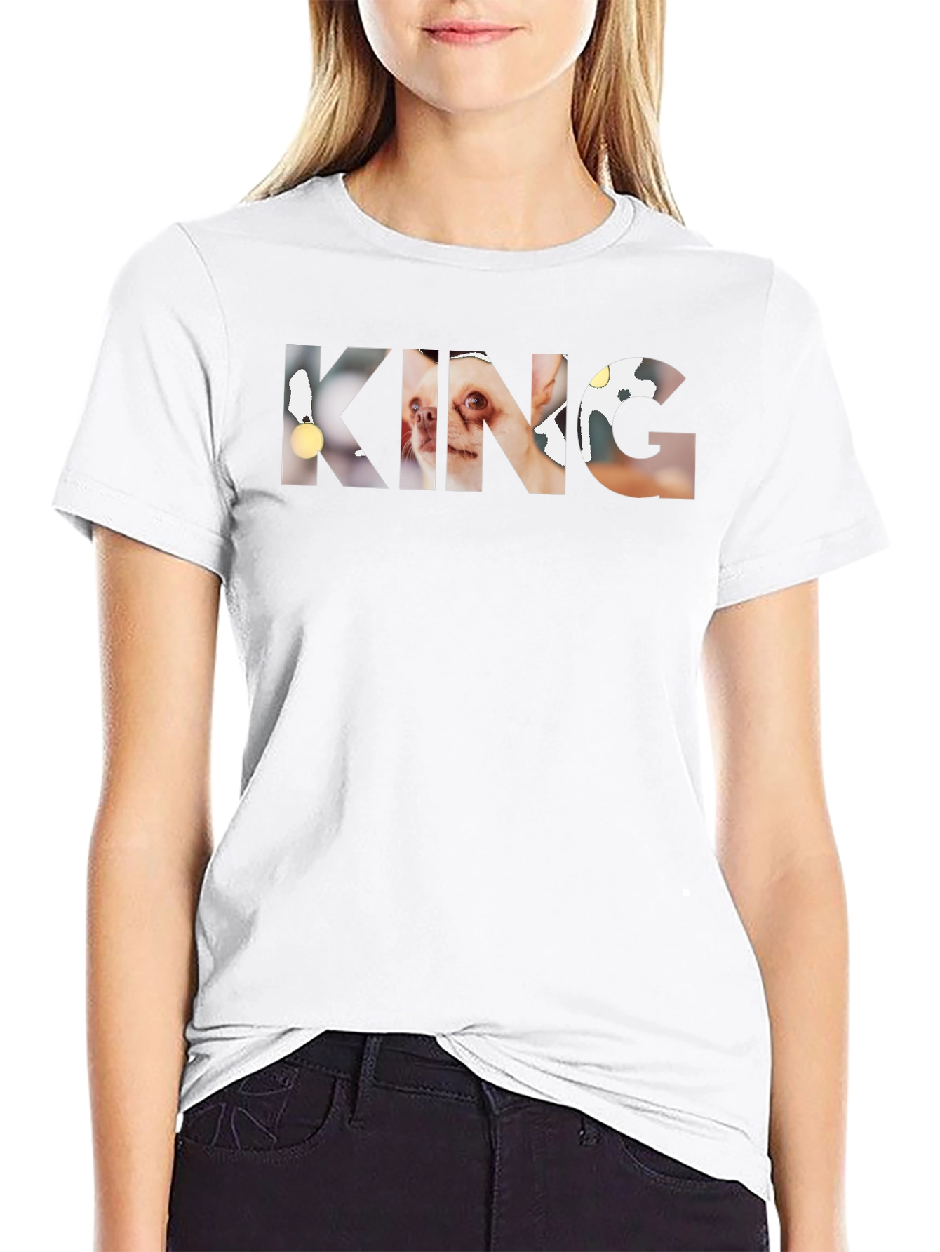 KING Dog Breed Print T-Shirt - Unique Graphic Tee