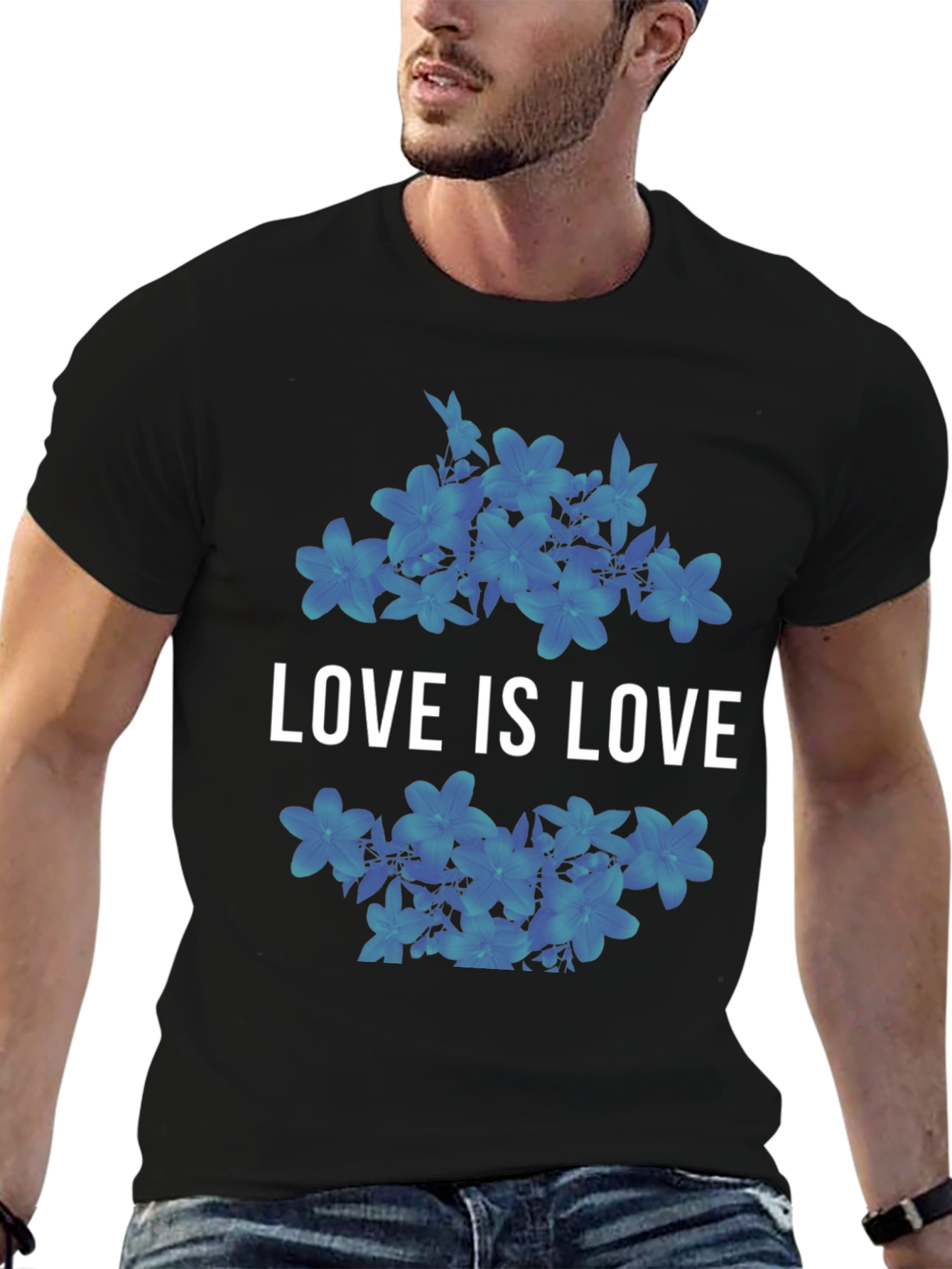 Love is Love Floral Graphic Tee