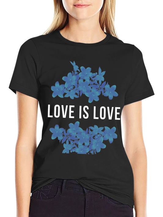 Love is Love Floral Graphic Tee