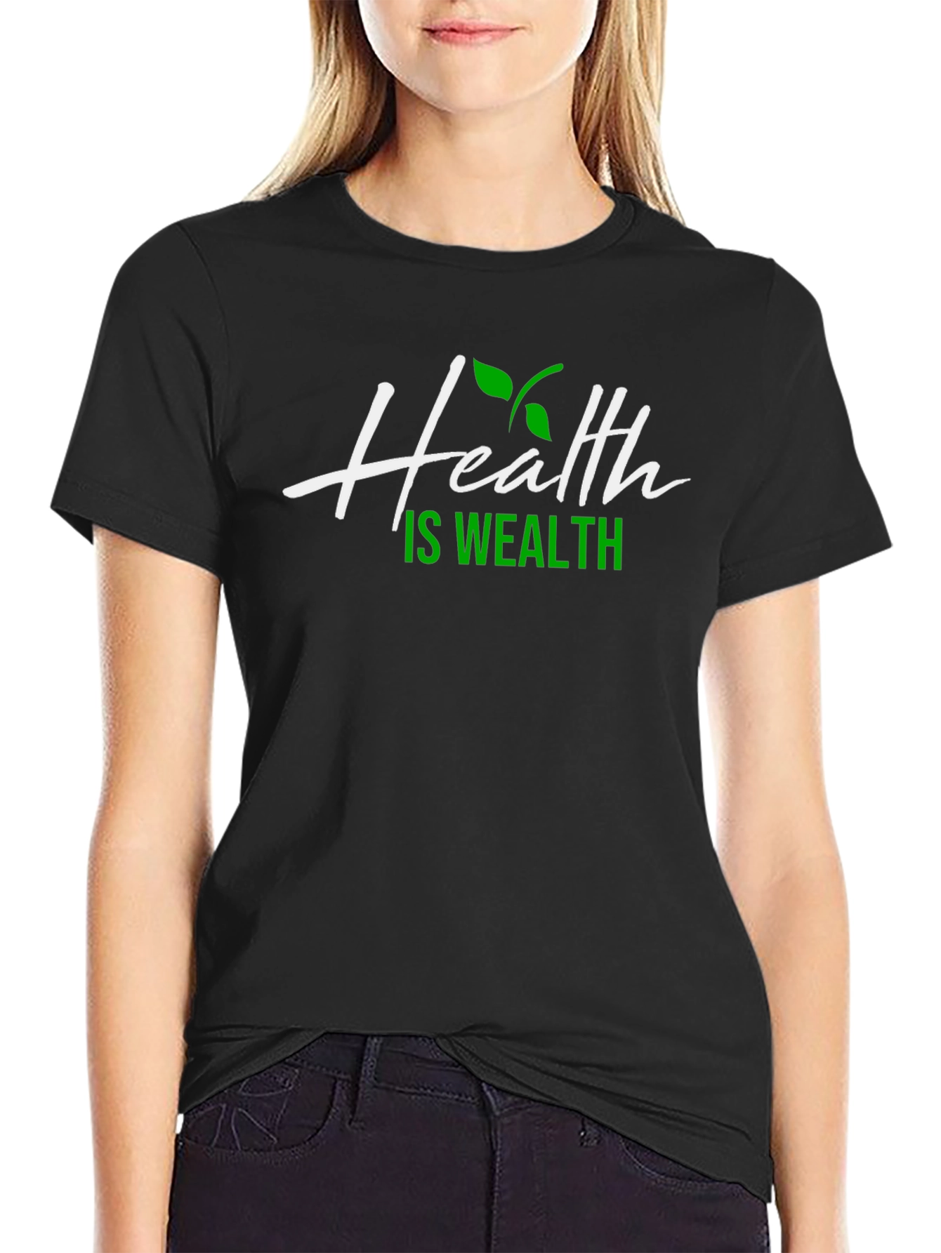 Health is Wealth Graphic Tee