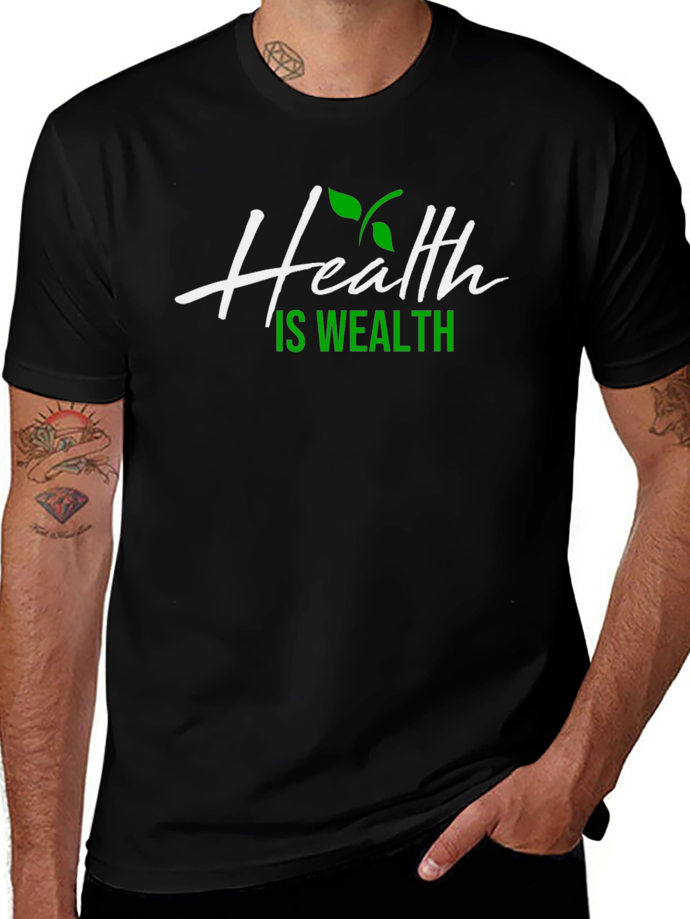 Health is Wealth Graphic Tee