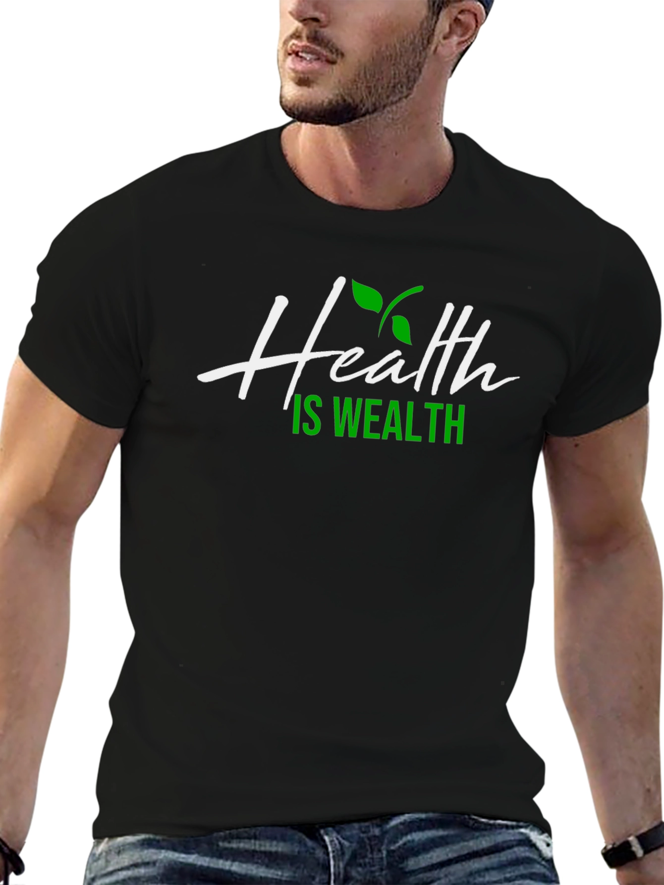 Health is Wealth Graphic Tee