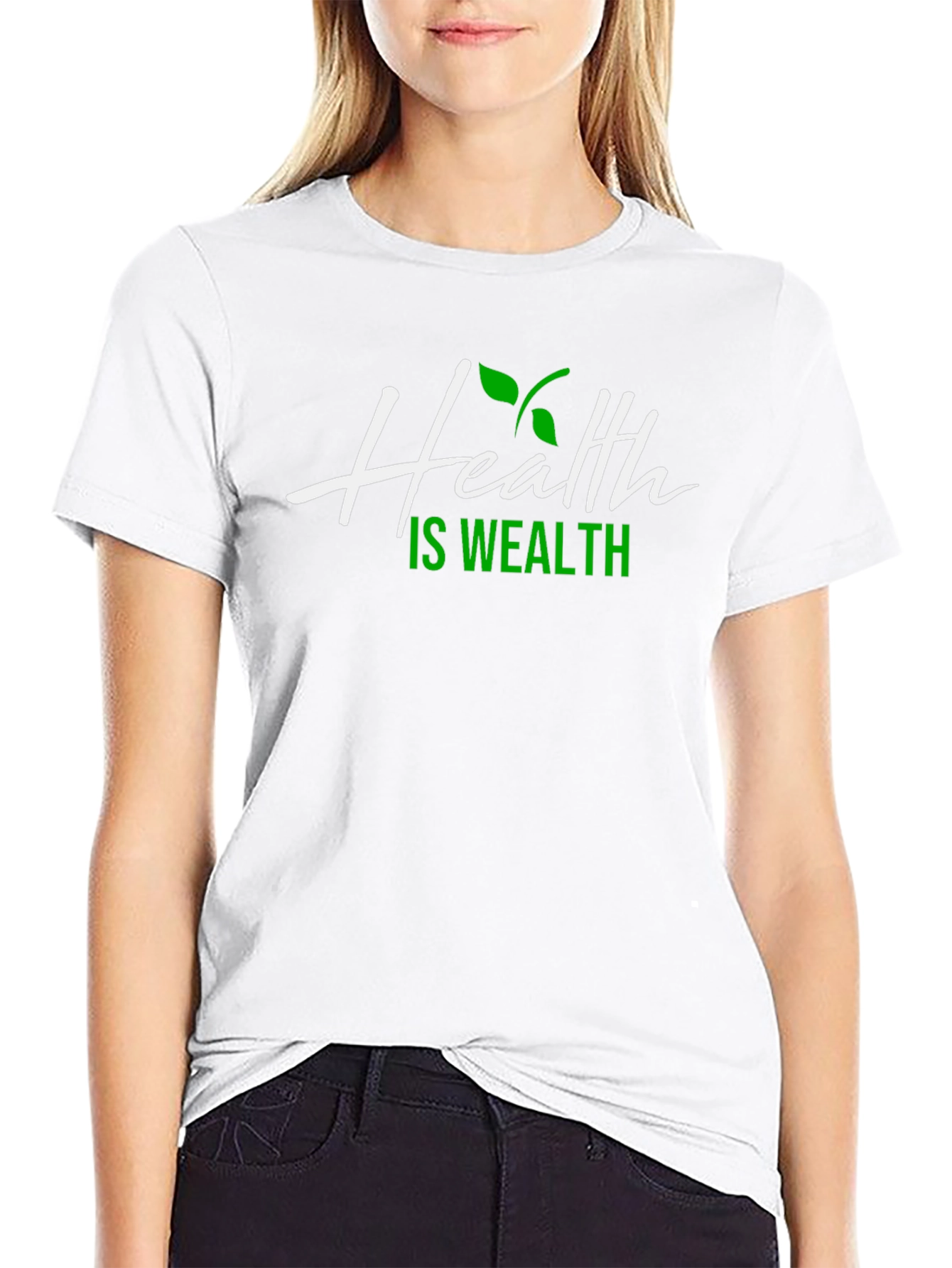 Health is Wealth Graphic Tee