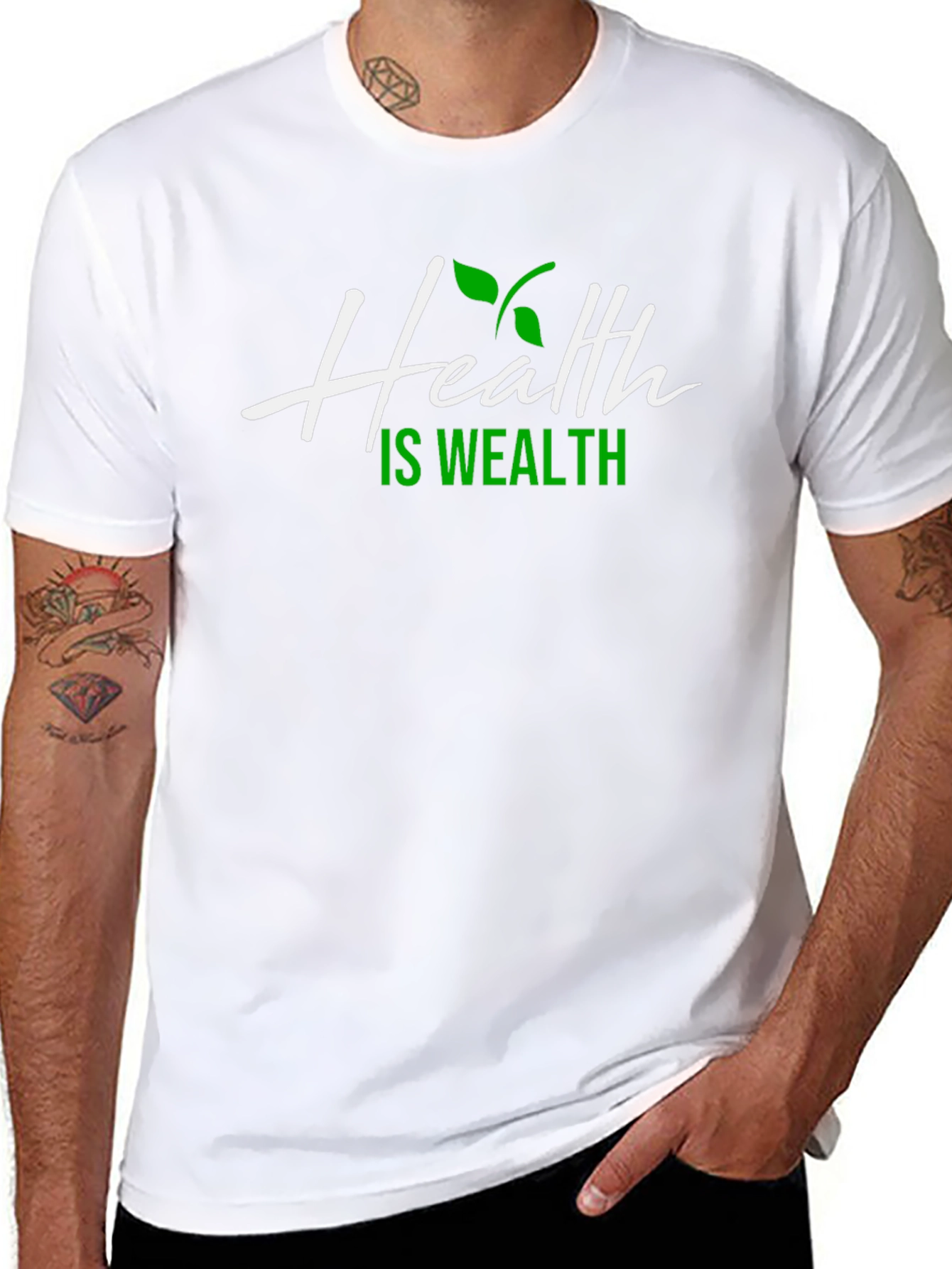 Health is Wealth Graphic Tee
