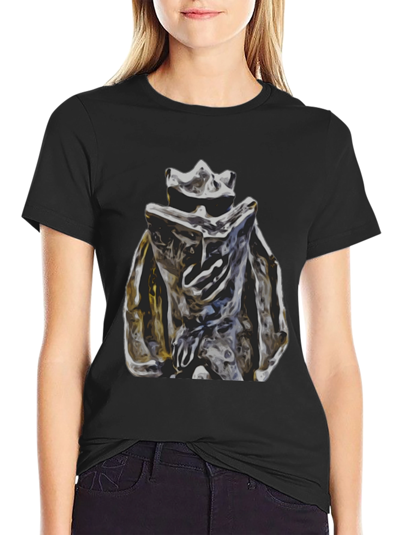 Abstract Art Black Tee