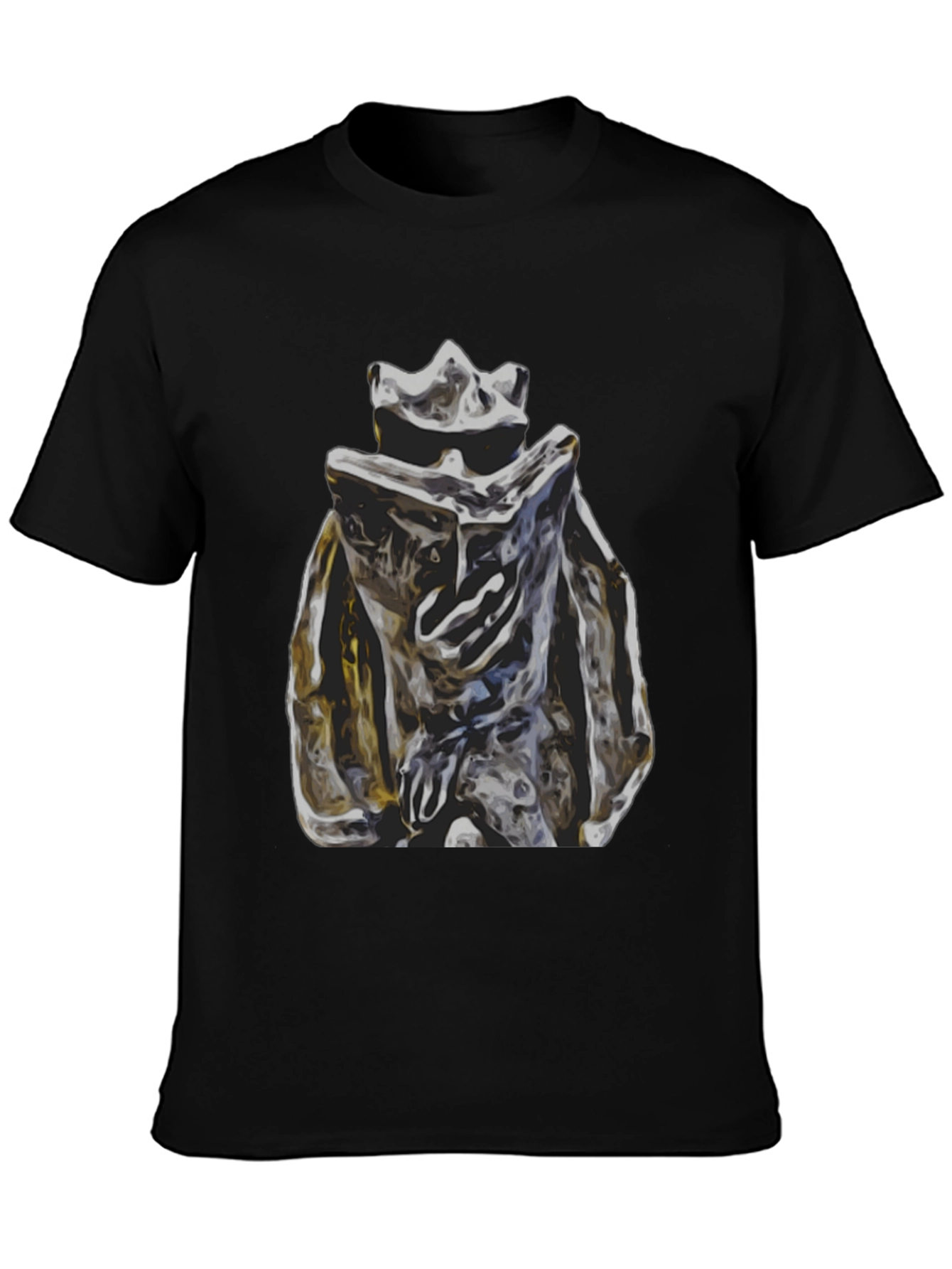 Abstract Art Black Tee
