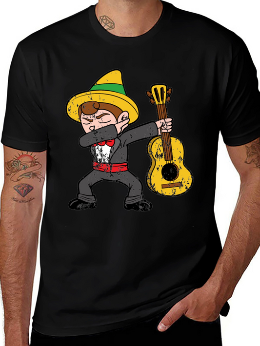 Dabbing Mariachi T-Shirt - Funny Cinco de Mayo Shirt