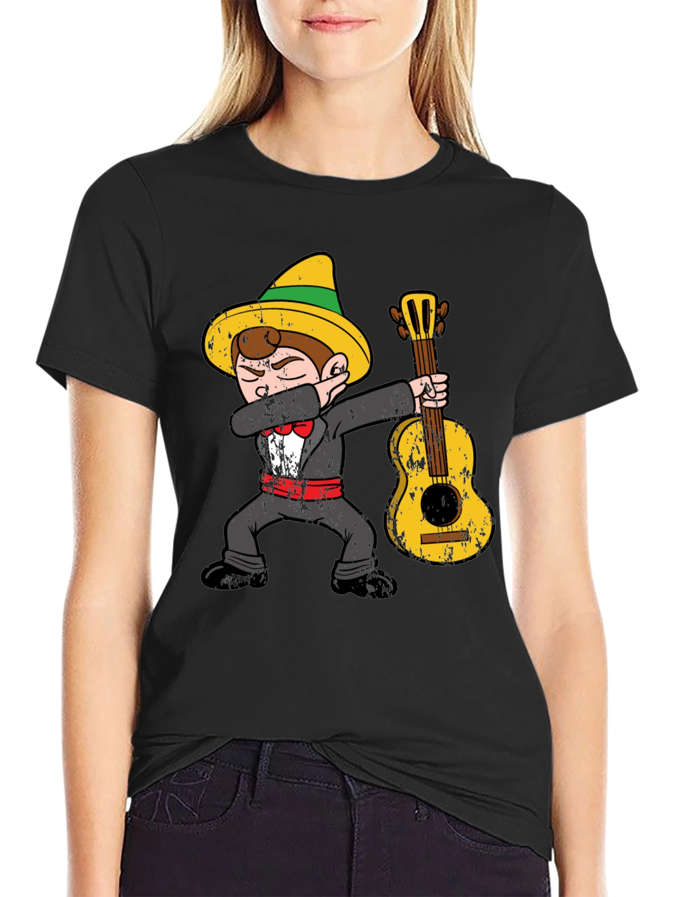 Dabbing Mariachi T-Shirt - Funny Cinco de Mayo Shirt