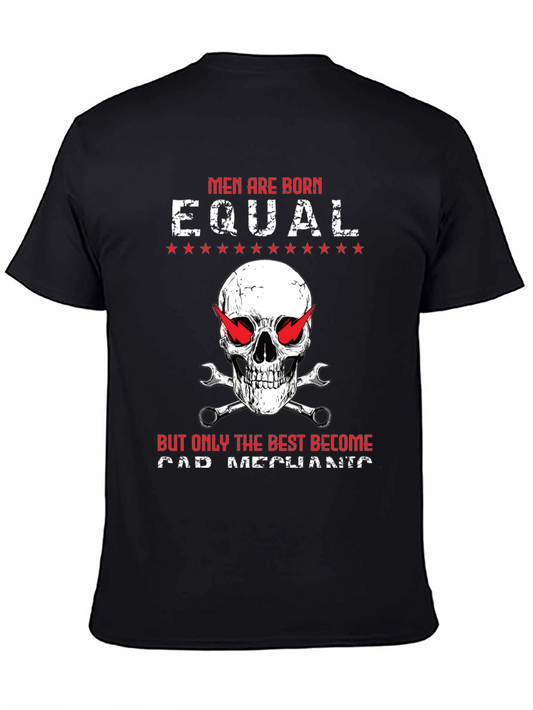 Car Mechanic Skull T-Shirt