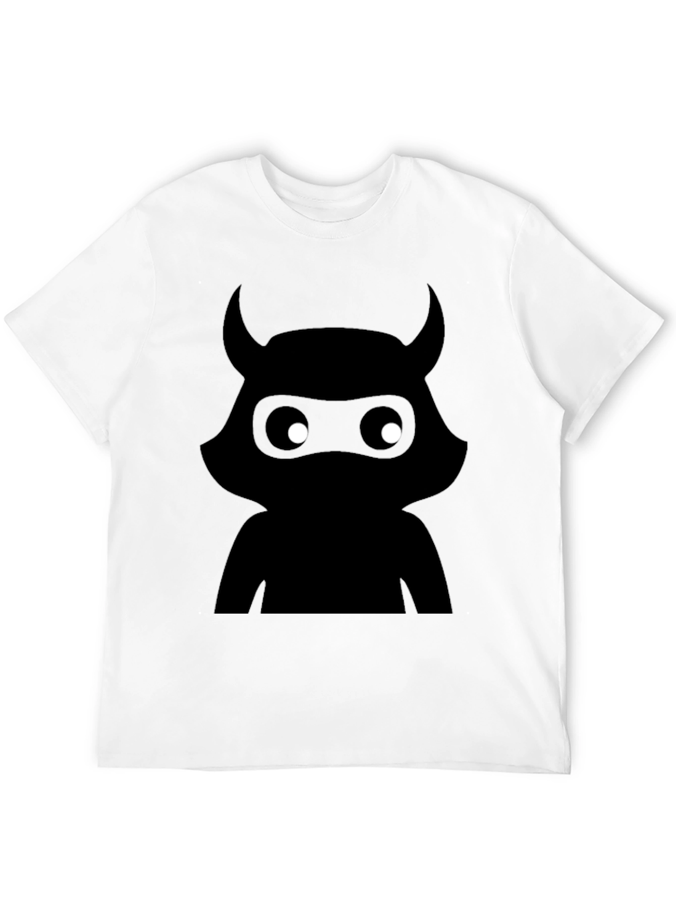 Ninja Devil Graphic Tee - Black Cotton T-Shirt