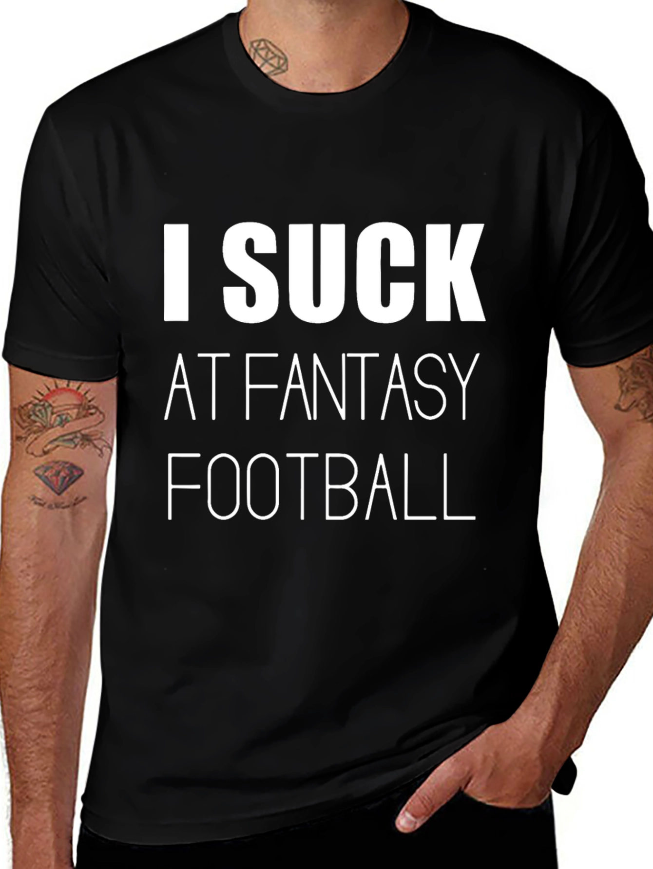 I Suck at Fantasy Football T-Shirt