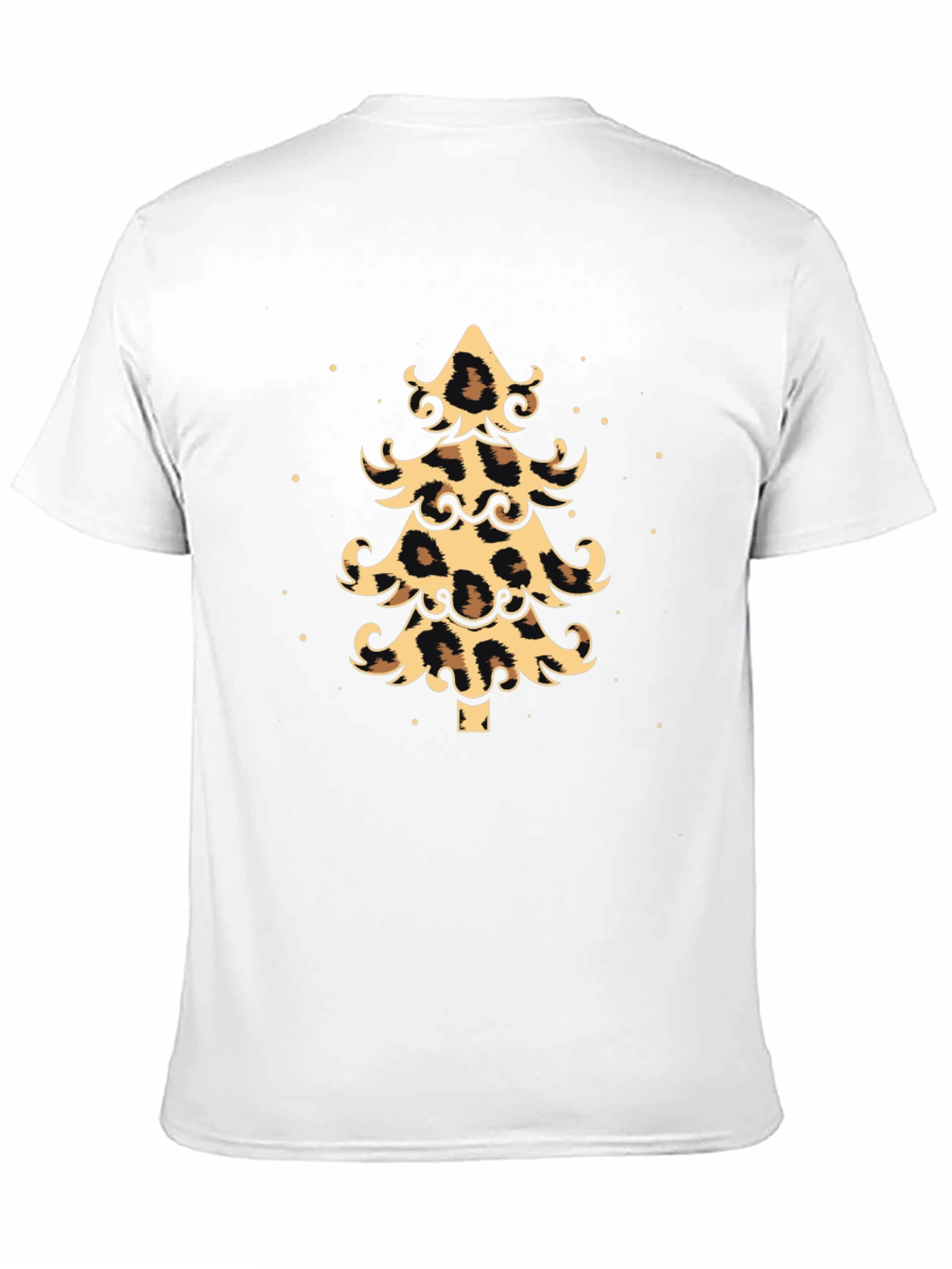 Leopard Print Christmas Tree Graphic Tee