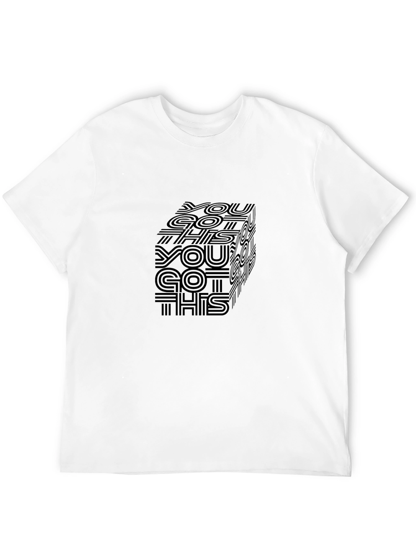 Motivational Cube Graphic Tee - You Got This!