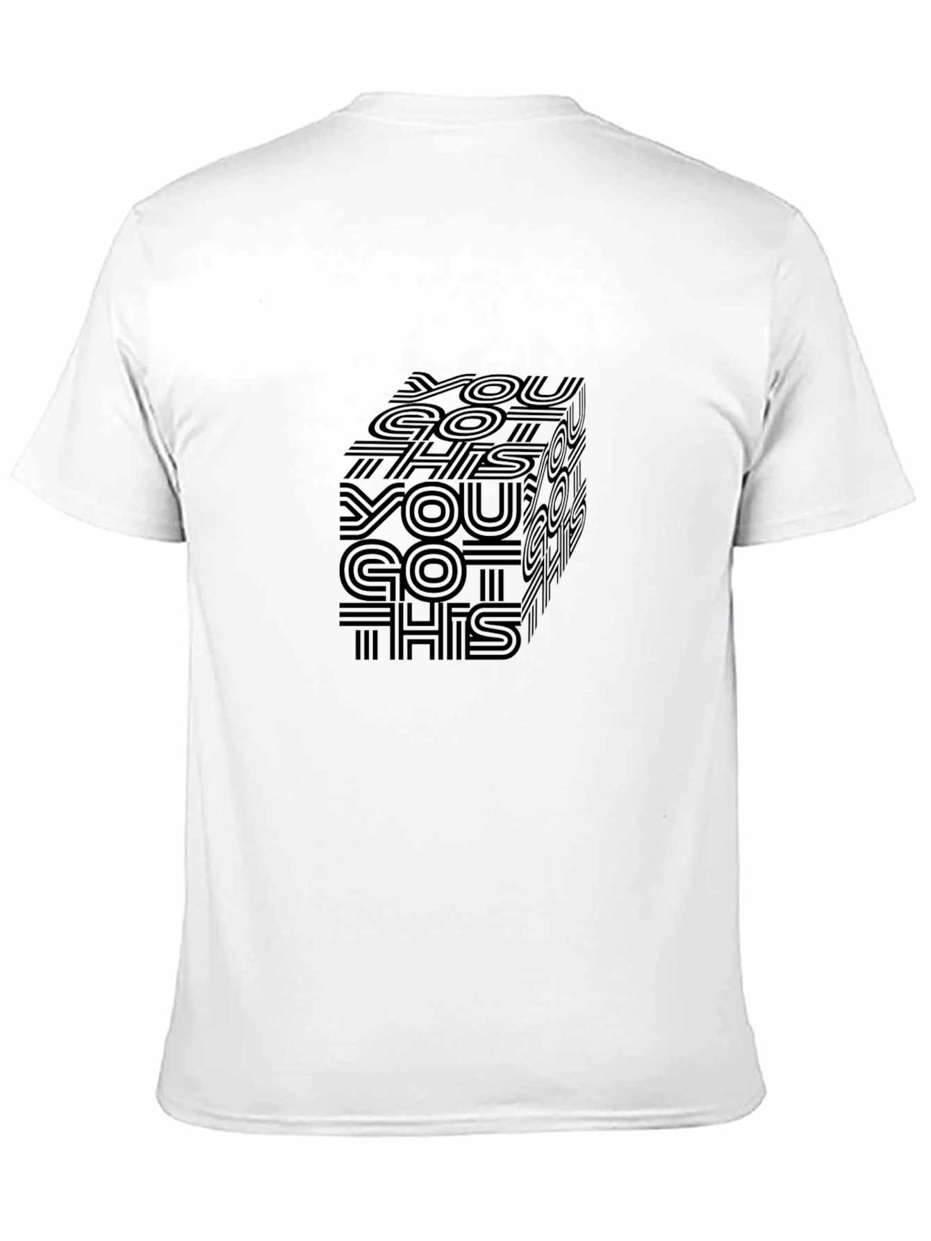 Motivational Cube Graphic Tee - You Got This!