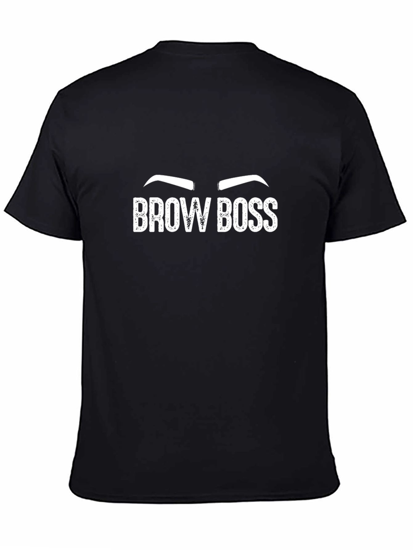 Brow Boss Graphic Tee - Unisex Black T-Shirt