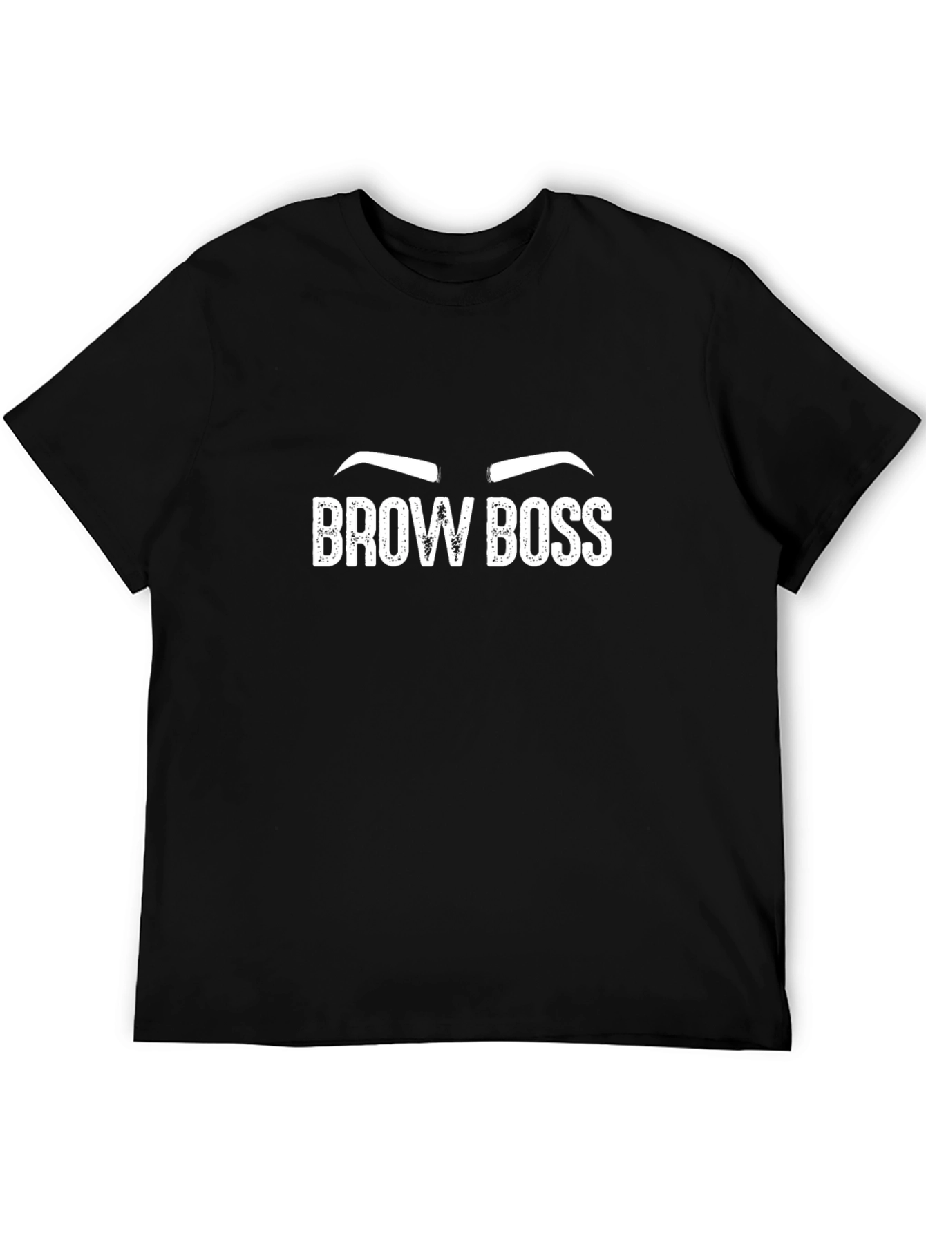 Brow Boss Graphic Tee - Unisex Black T-Shirt
