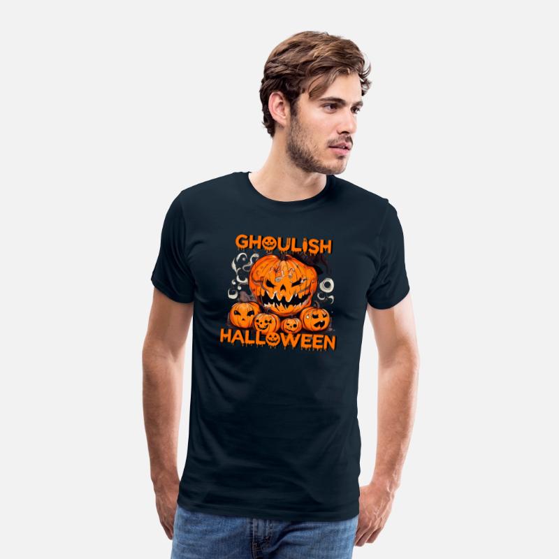 Ghoulish Halloween scary pumpkin outfit
