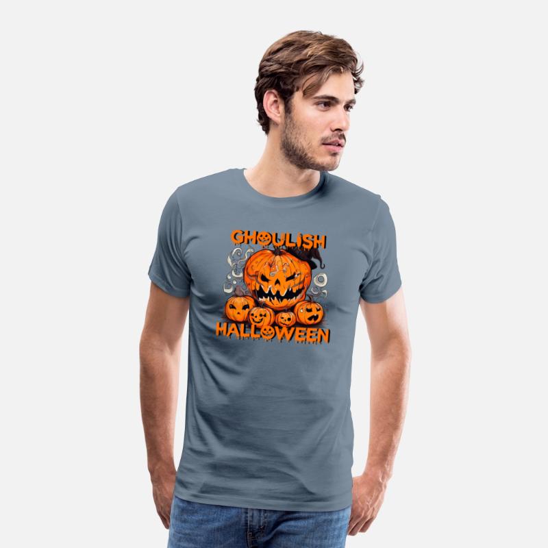 Ghoulish Halloween scary pumpkin outfit