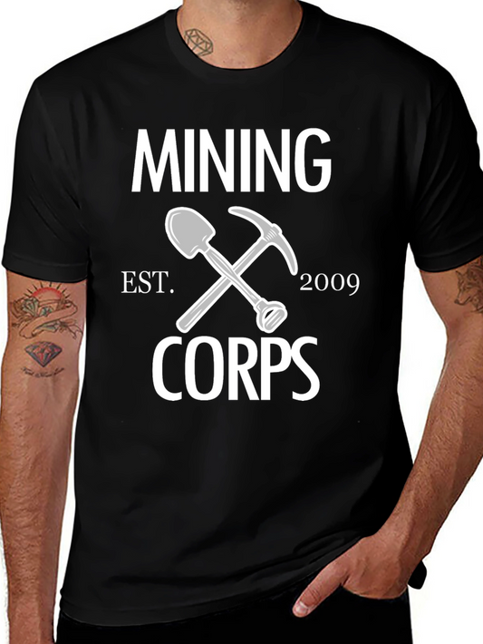 Mining Corps Est. 2009 Graphic T-Shirt