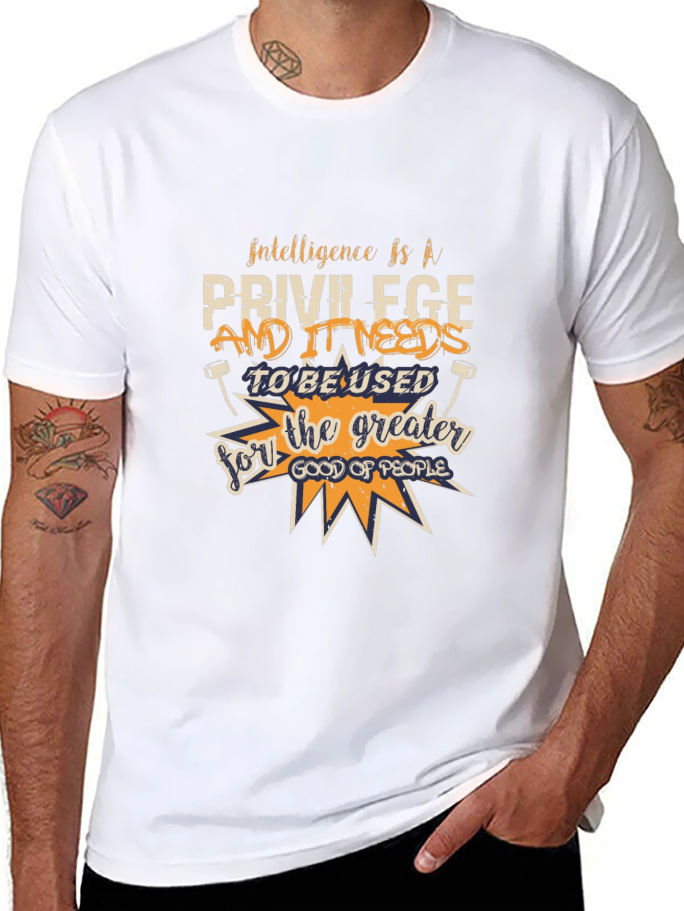 Intelligence is a Privilege Graphic Tee