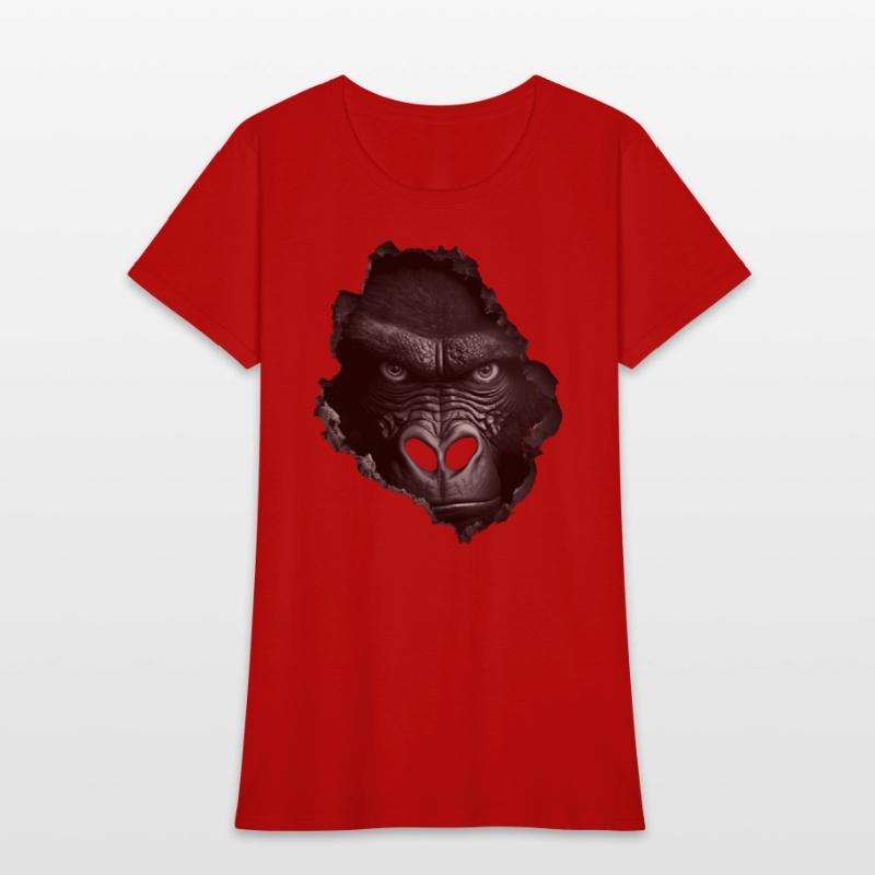 Gorilla Face Wall Animal Print Animal