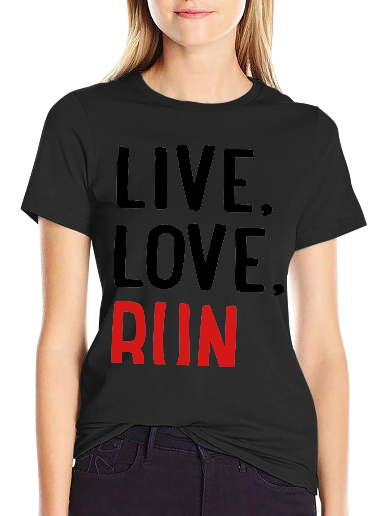 Live Love Run Graphic T-Shirt