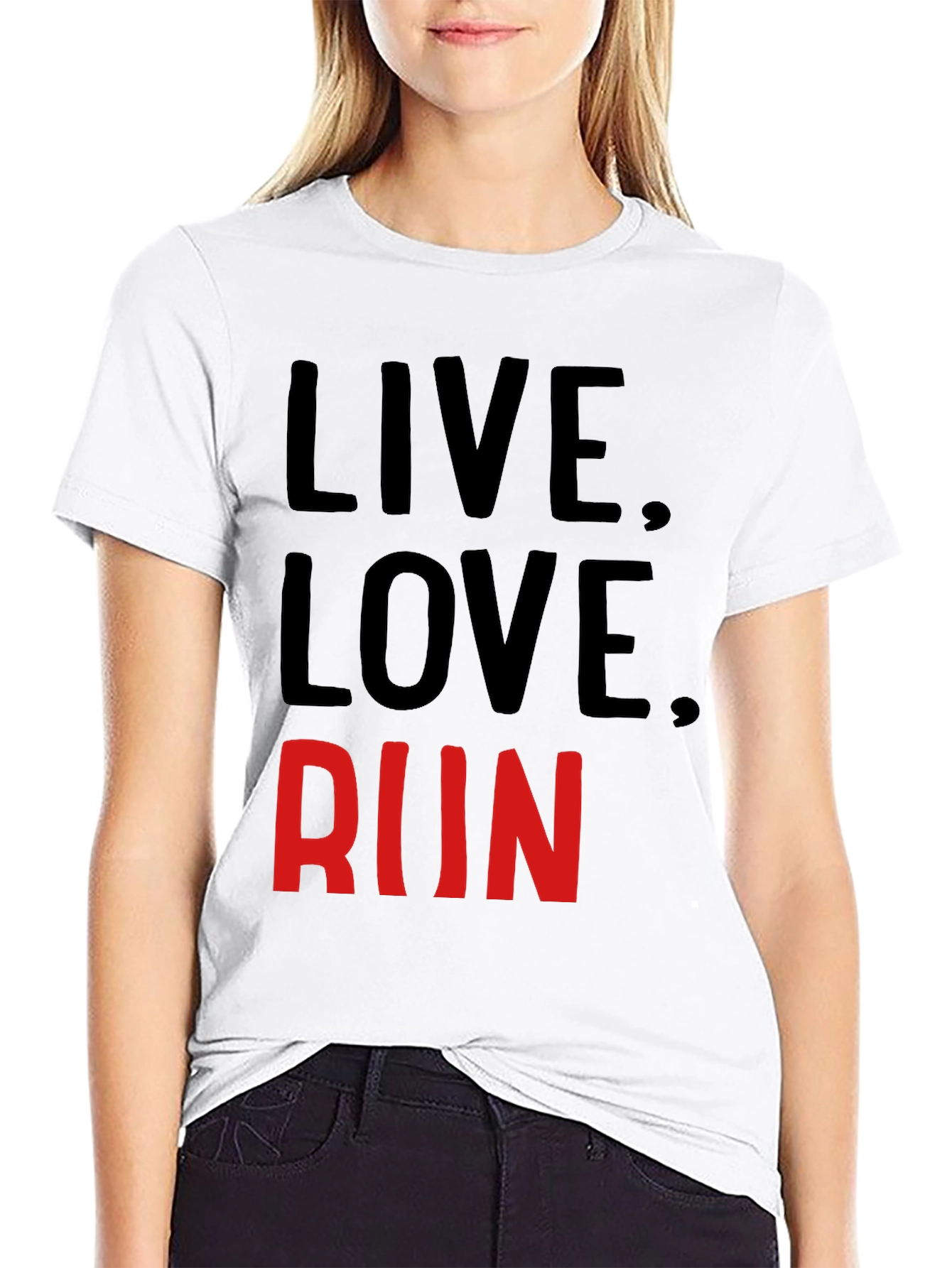 Live Love Run Graphic T-Shirt