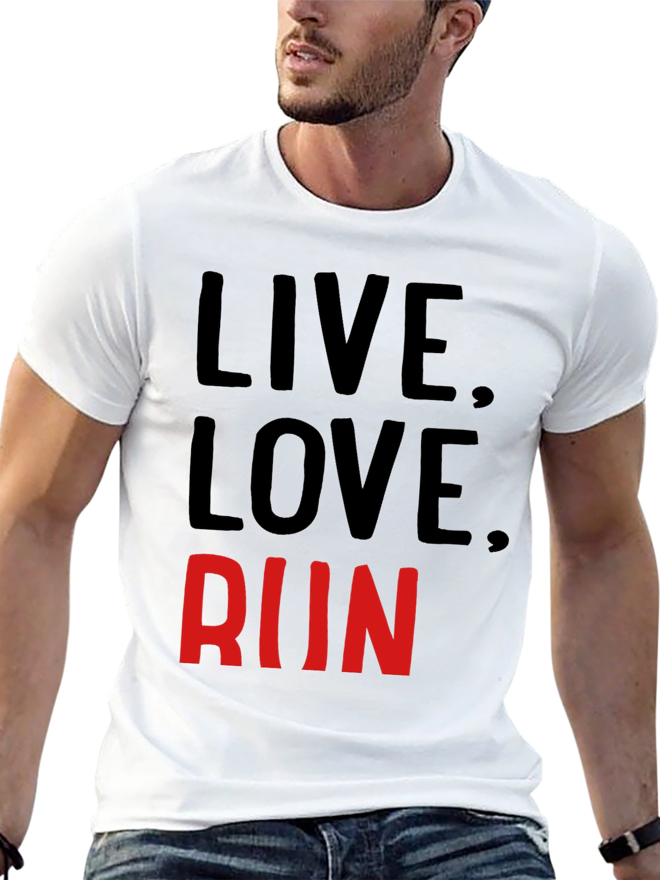 Live Love Run Graphic T-Shirt