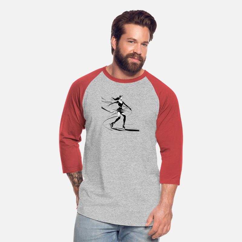 Grace on Ice Elegant Figure Skater Illustration