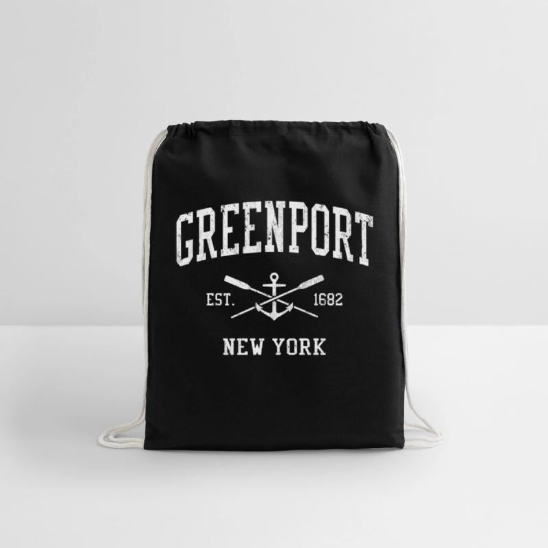 Greenport Ny Crossed Oars Boat Anchor Sports
