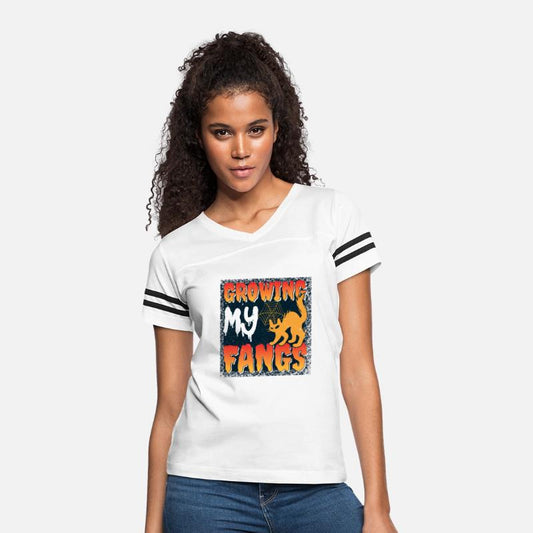 Growing My Fangs,custom Halloween shirt.