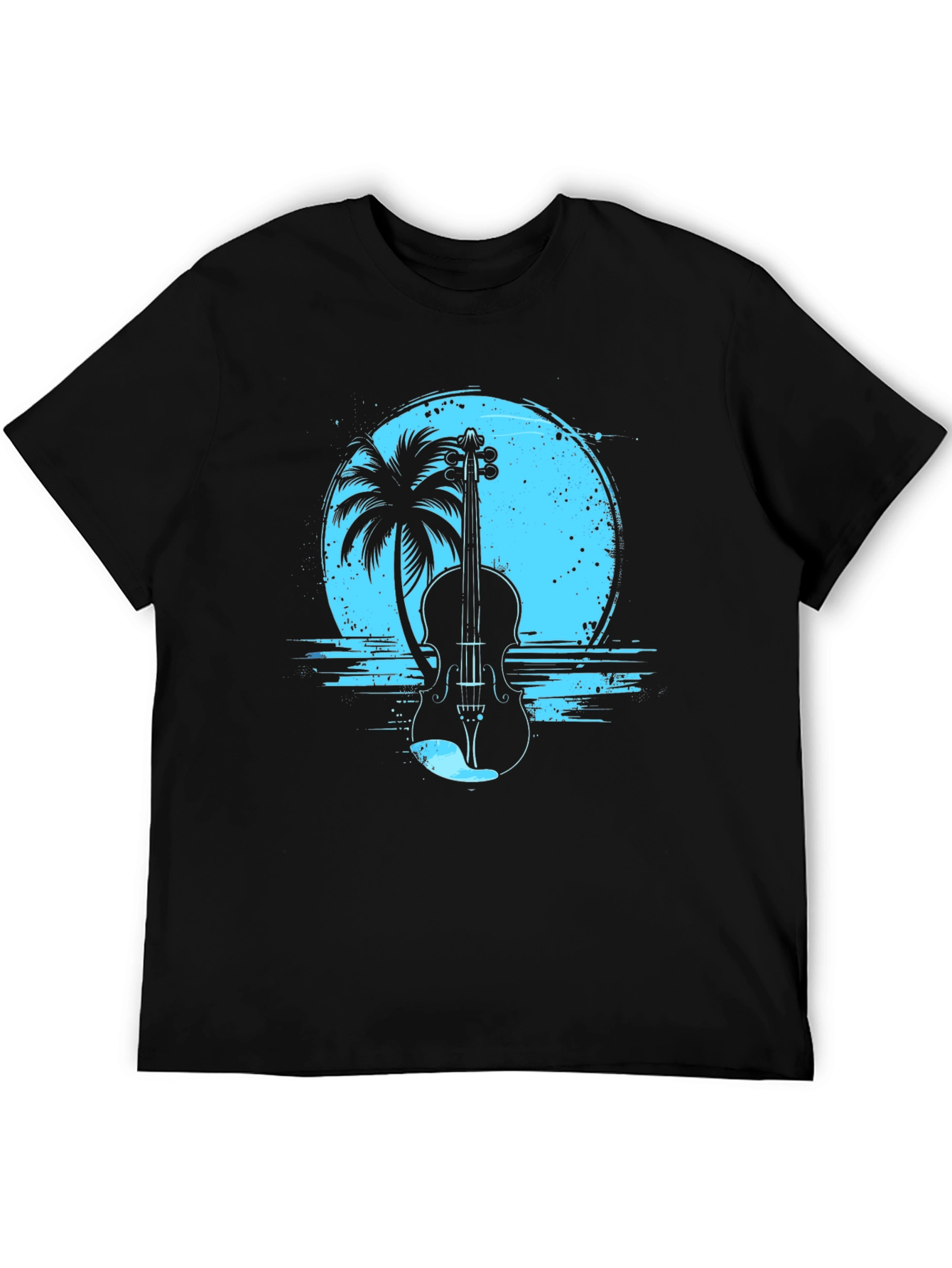 Violin Island Graphic Tee - Black