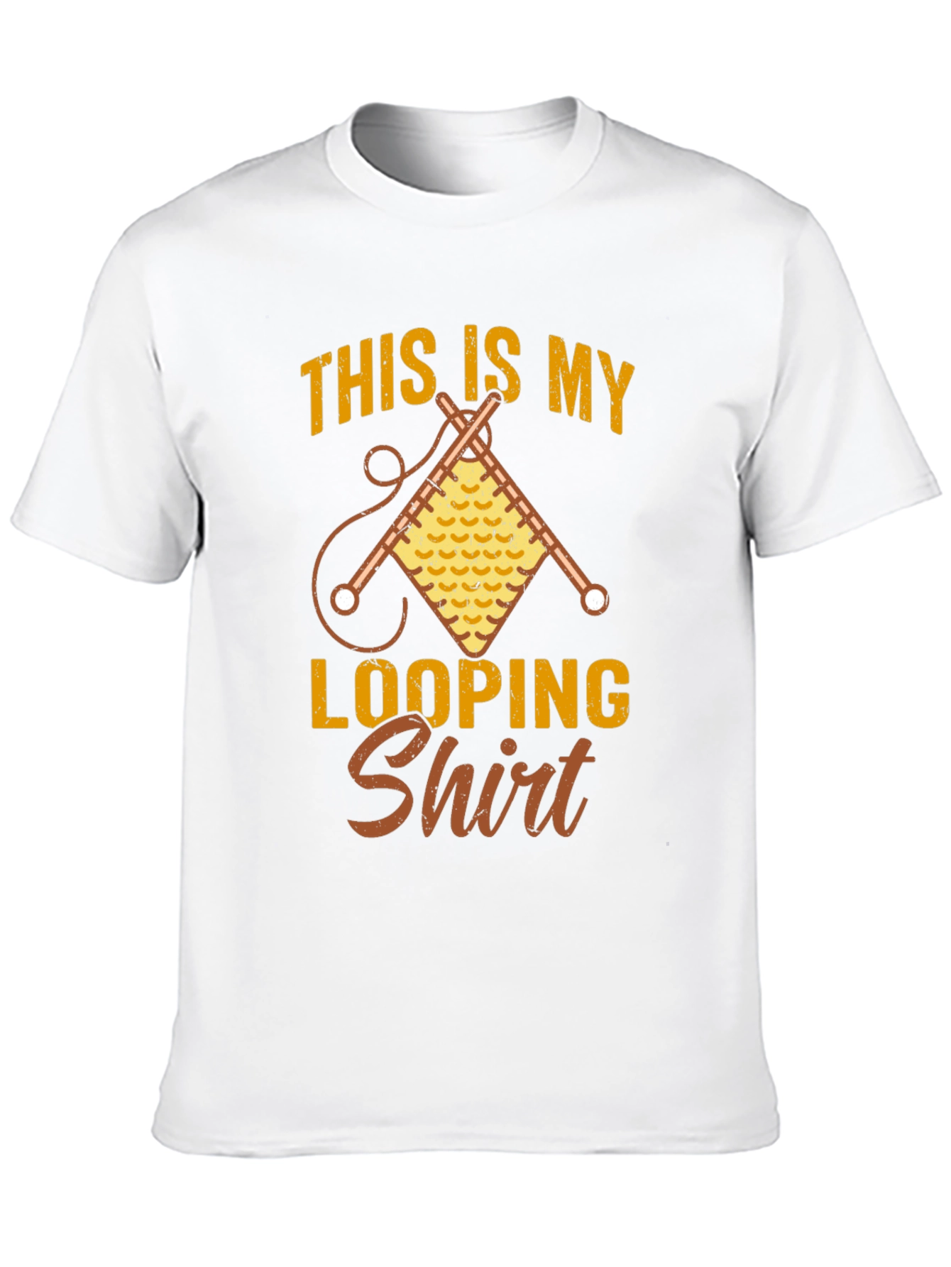 This Is My Looping Shirt - Knitter T-Shirt