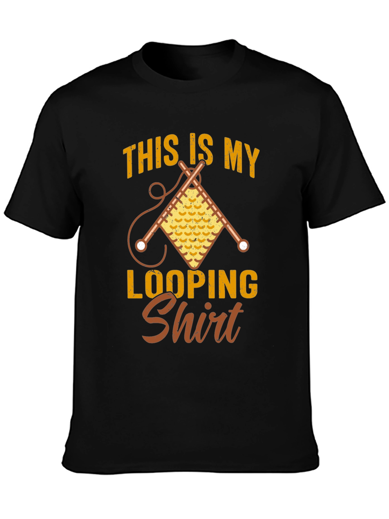 This Is My Looping Shirt - Knitter T-Shirt