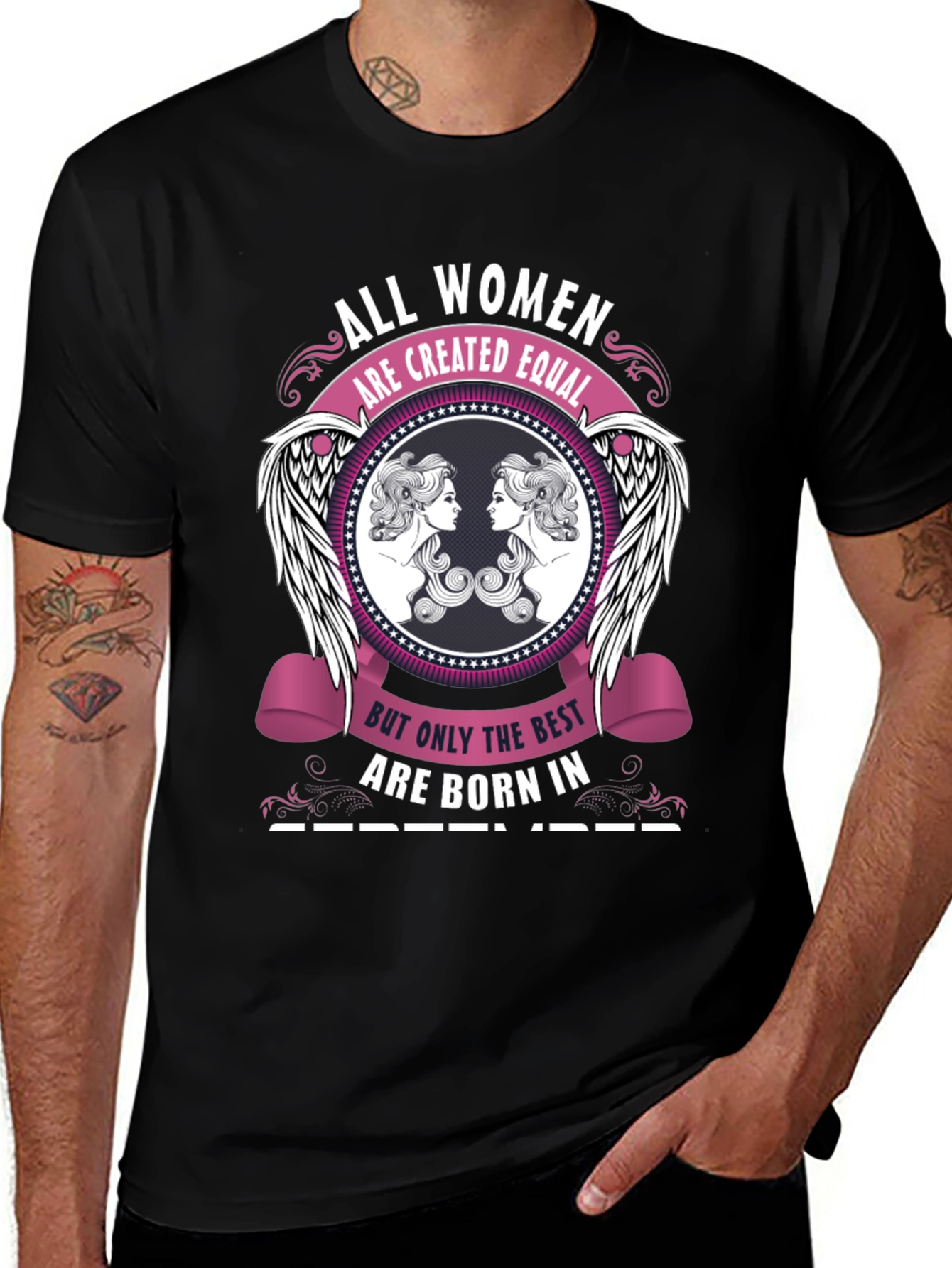 All Women September Birthday Graphic T-Shirt