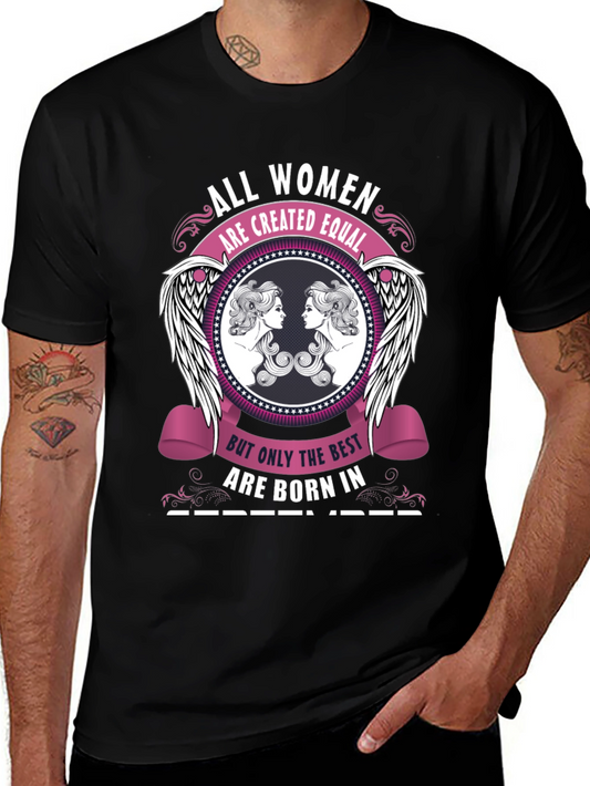 All Women September Birthday Graphic T-Shirt