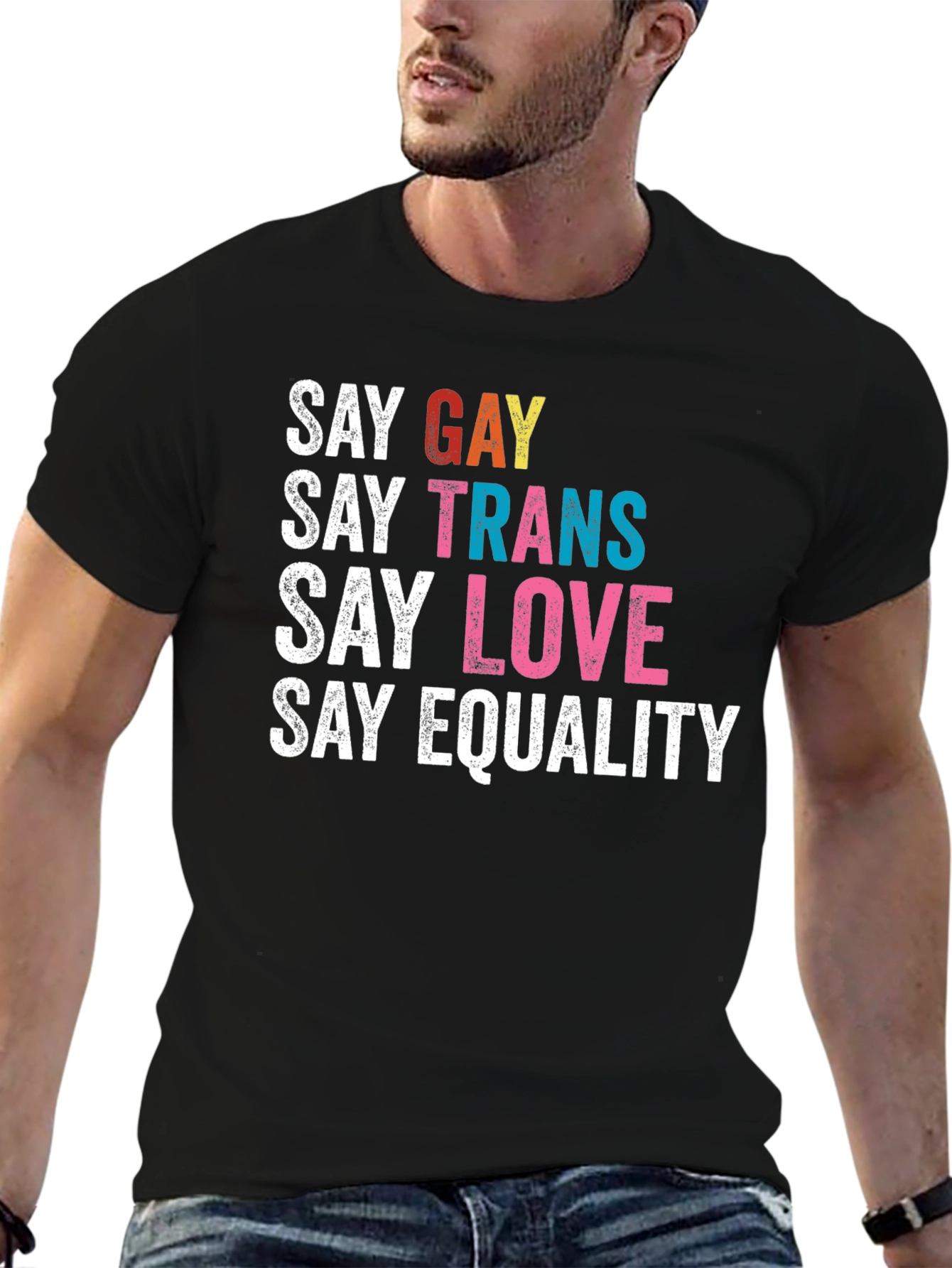 Say Gay Trans Love Equality Tee