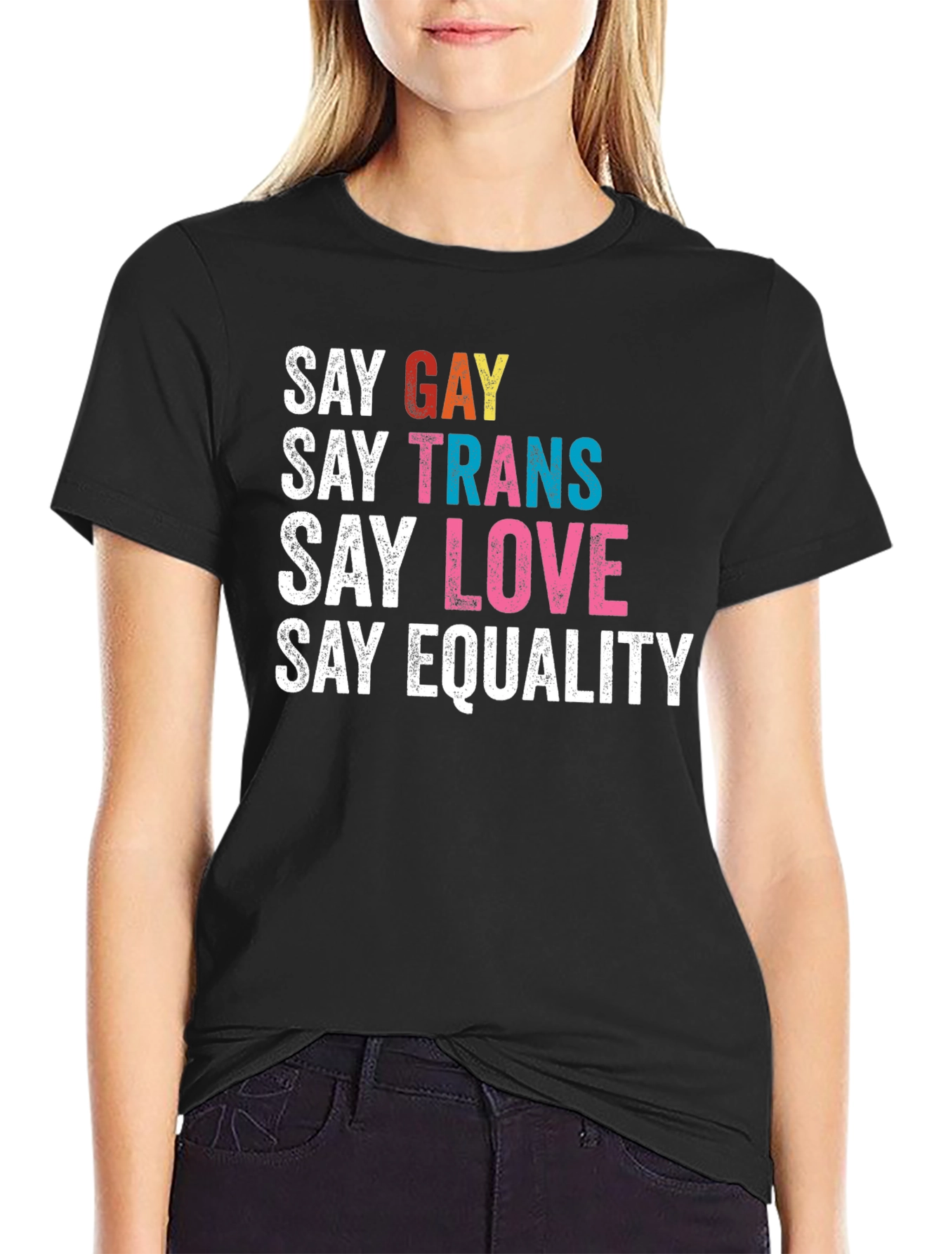 Say Gay Trans Love Equality Tee