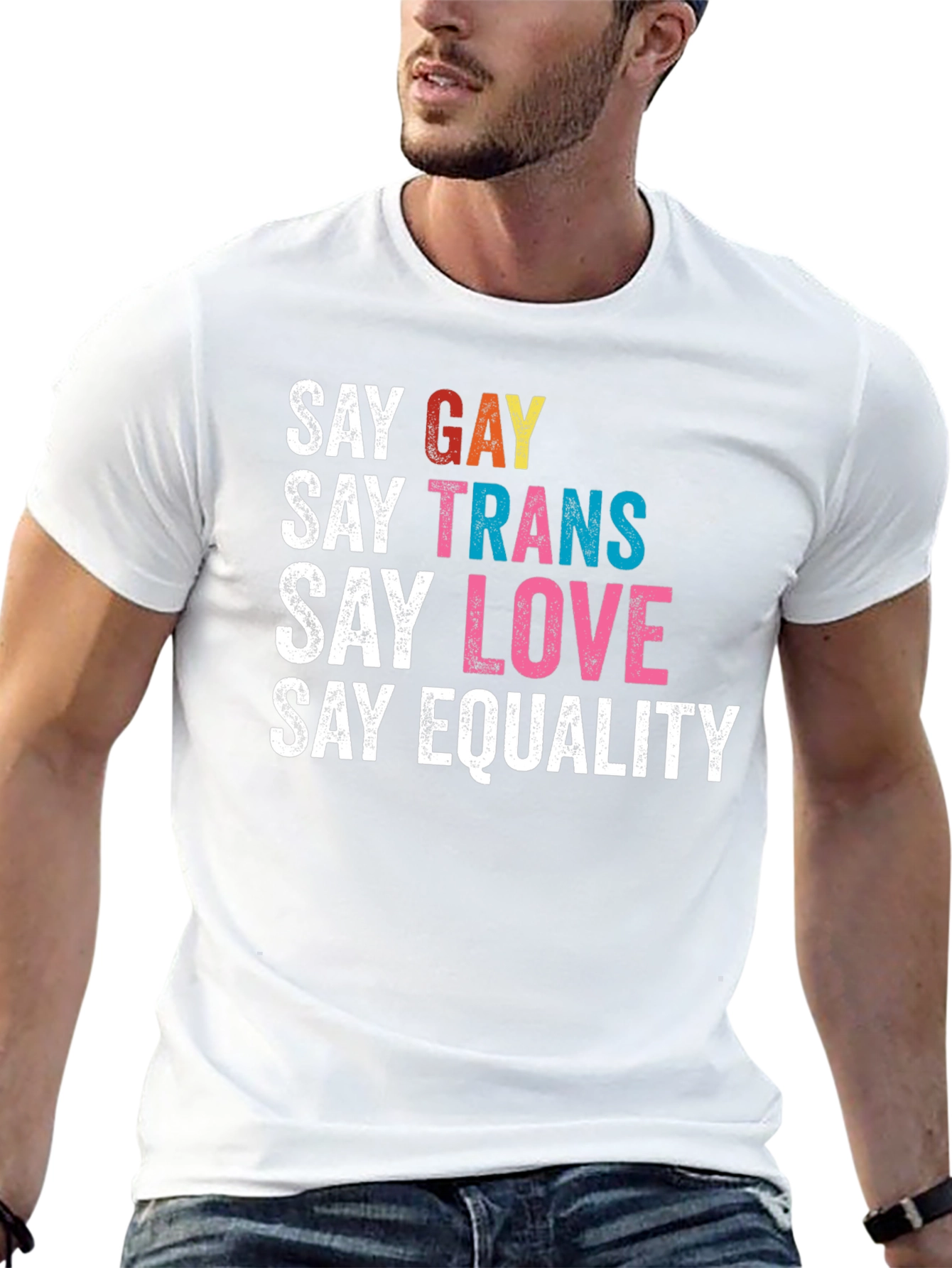 Say Gay Trans Love Equality Tee